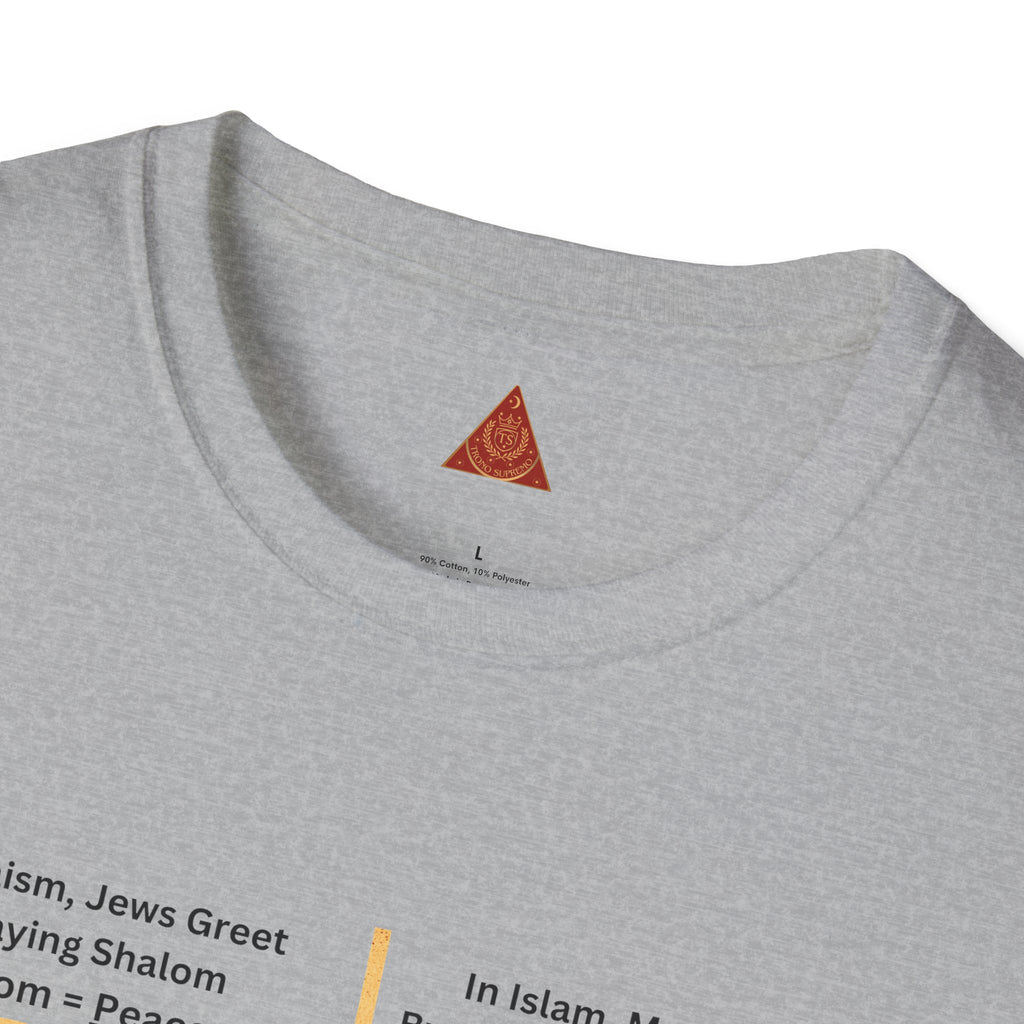 Jews & Muslims Together T-Shirt — Interfaith Unity Peace Tee