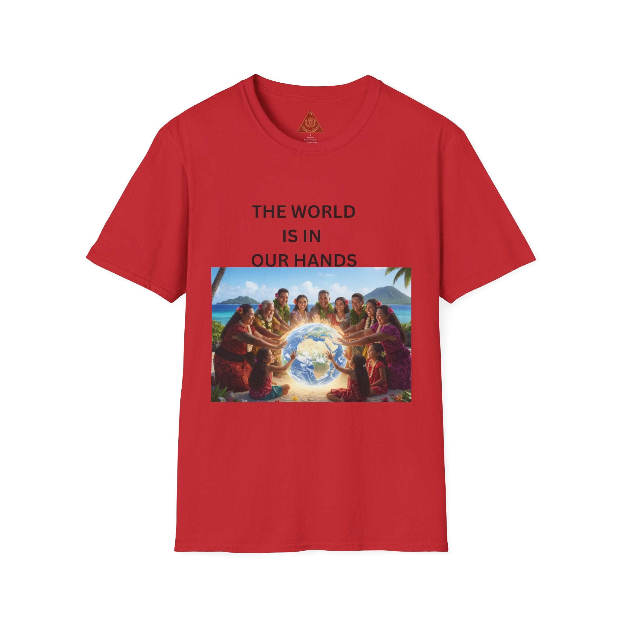 Trono Supremo { Contemporary | T-Shirt — "The World Is In Our Hands" Spiritual Earth Graphic Tee