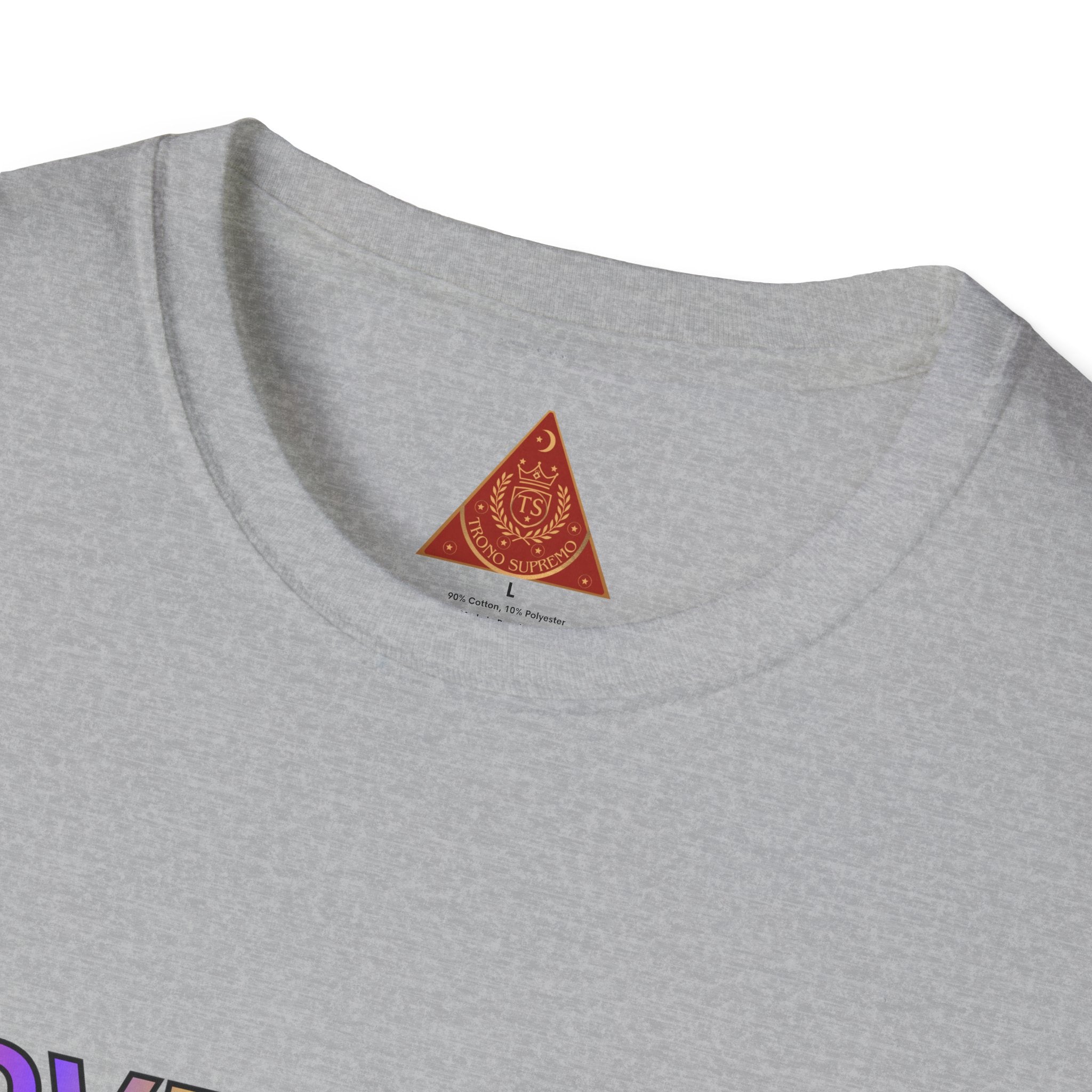 Trono Supremo | Contemporary  |  Love Is Love T-Shirt — Rainbow Positive Affirmation Tee