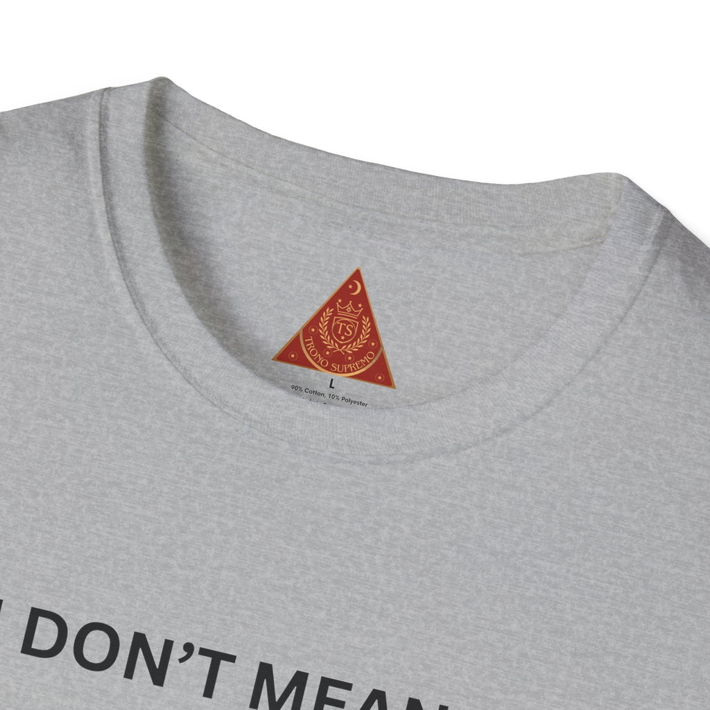 Trono Supremo  |  Contemporary  |  I Don't Mean to Brag But I Stay in My Bag T-Shirt — Funny Cat Money Bag Graphic Tee