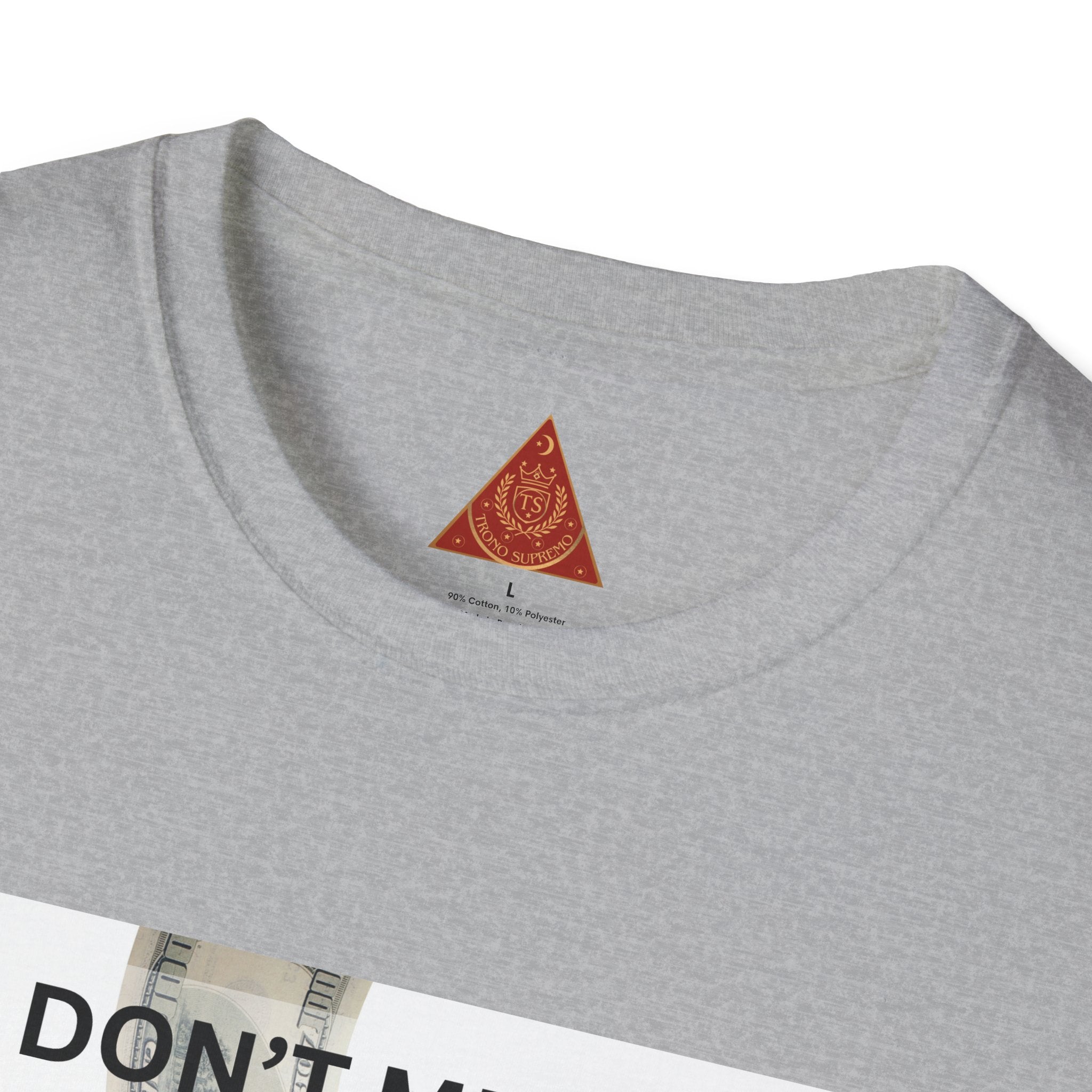 Trono Supremo  |  Contemporary  |  Money Bag Graphic T‑Shirt — "I Don't Mean to Brag, But I Stay in My Bag"