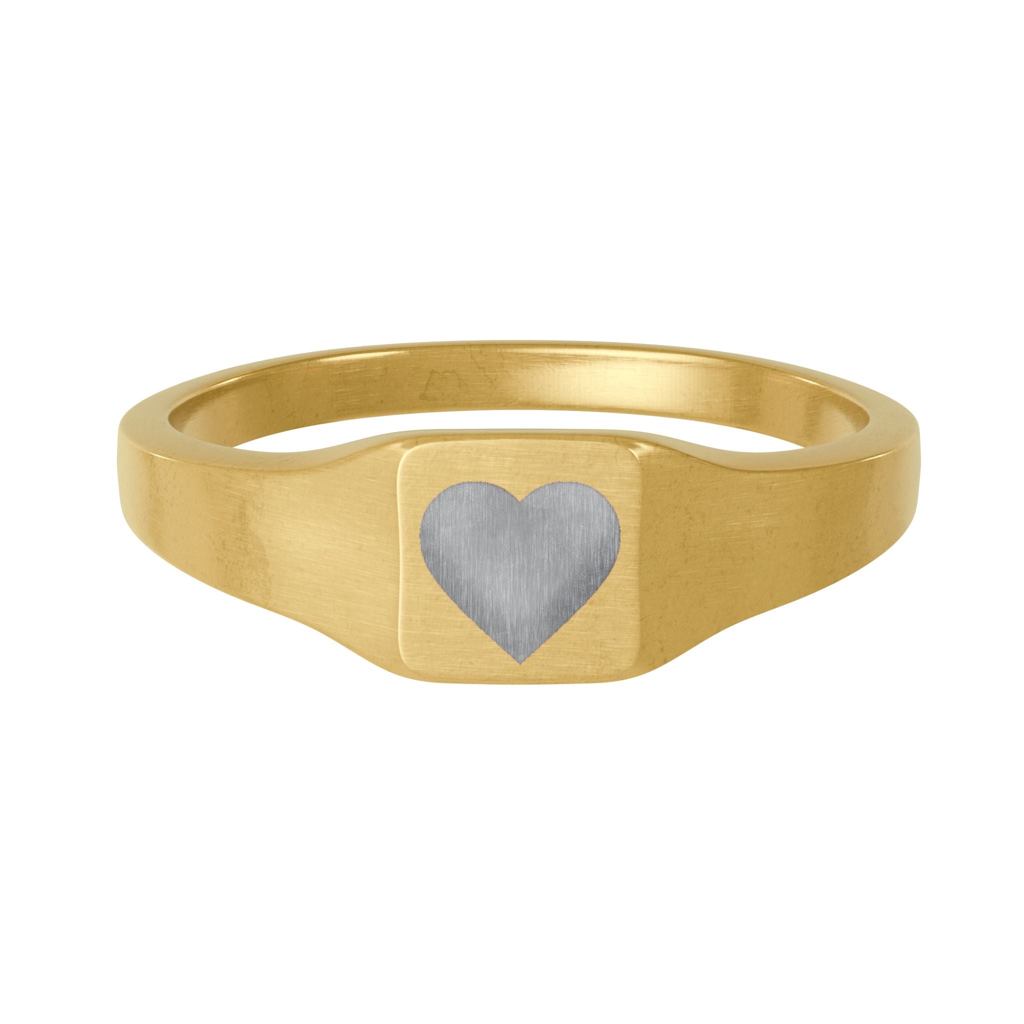 Trono Supremo |  Contemporary  |  "Best Mom Ever" Ring — Personalized Stainless Steel Heart Ring