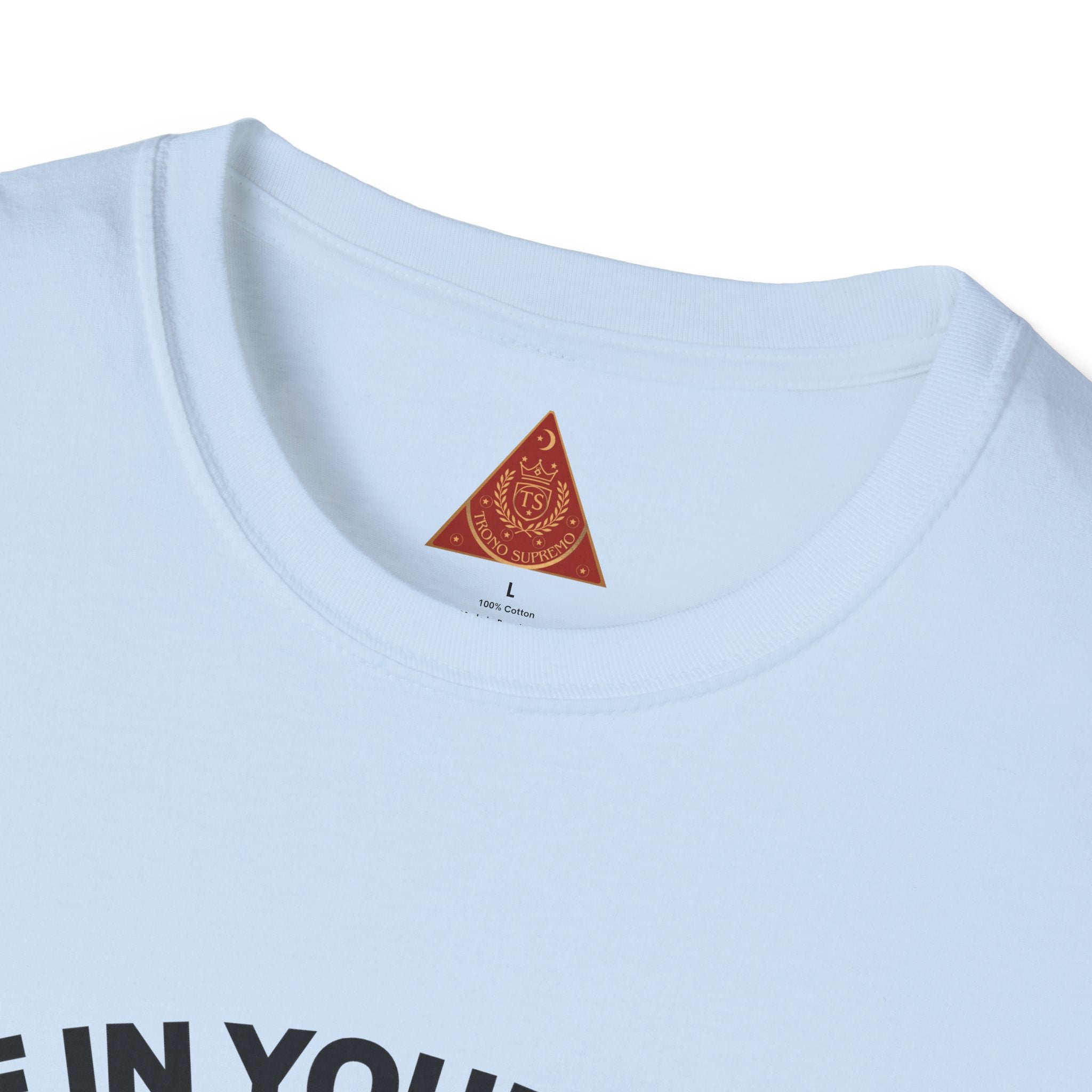 Trono Supremo  |  Contemporary  |  T‑Shirt — "Live in Your Truth & Let Everyone Live in Their Truth" Rainbow Pride Tee
