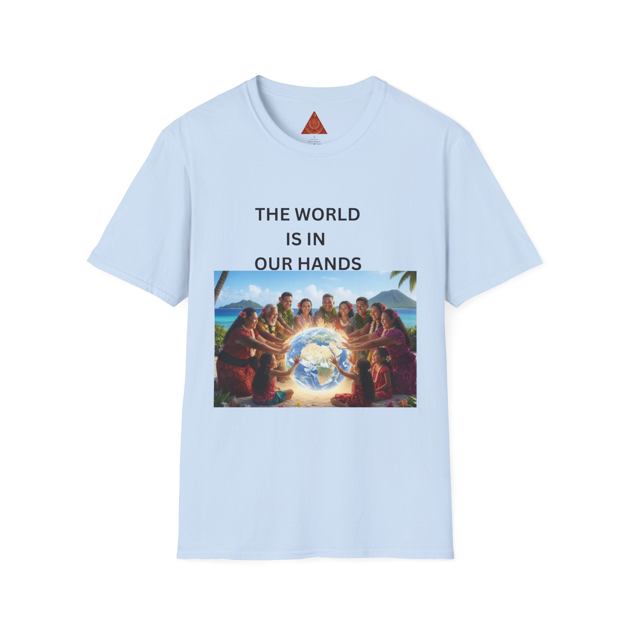 Trono Supremo { Contemporary | T-Shirt — "The World Is In Our Hands" Spiritual Earth Graphic Tee