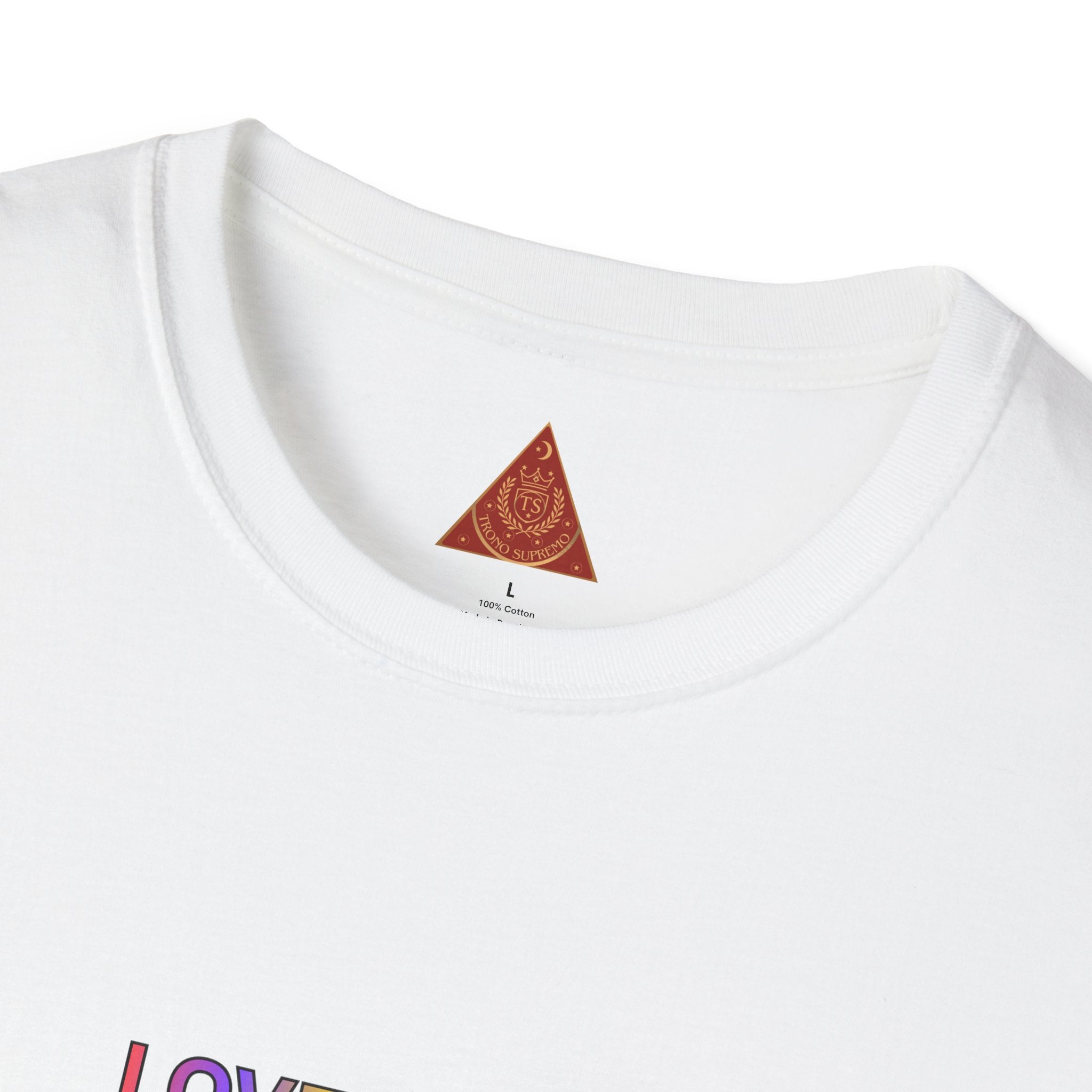 Trono Supremo | Contemporary  |  Love Is Love Tee — "I Am Love So I Give Love" Rainbow Pride T-Shirt
