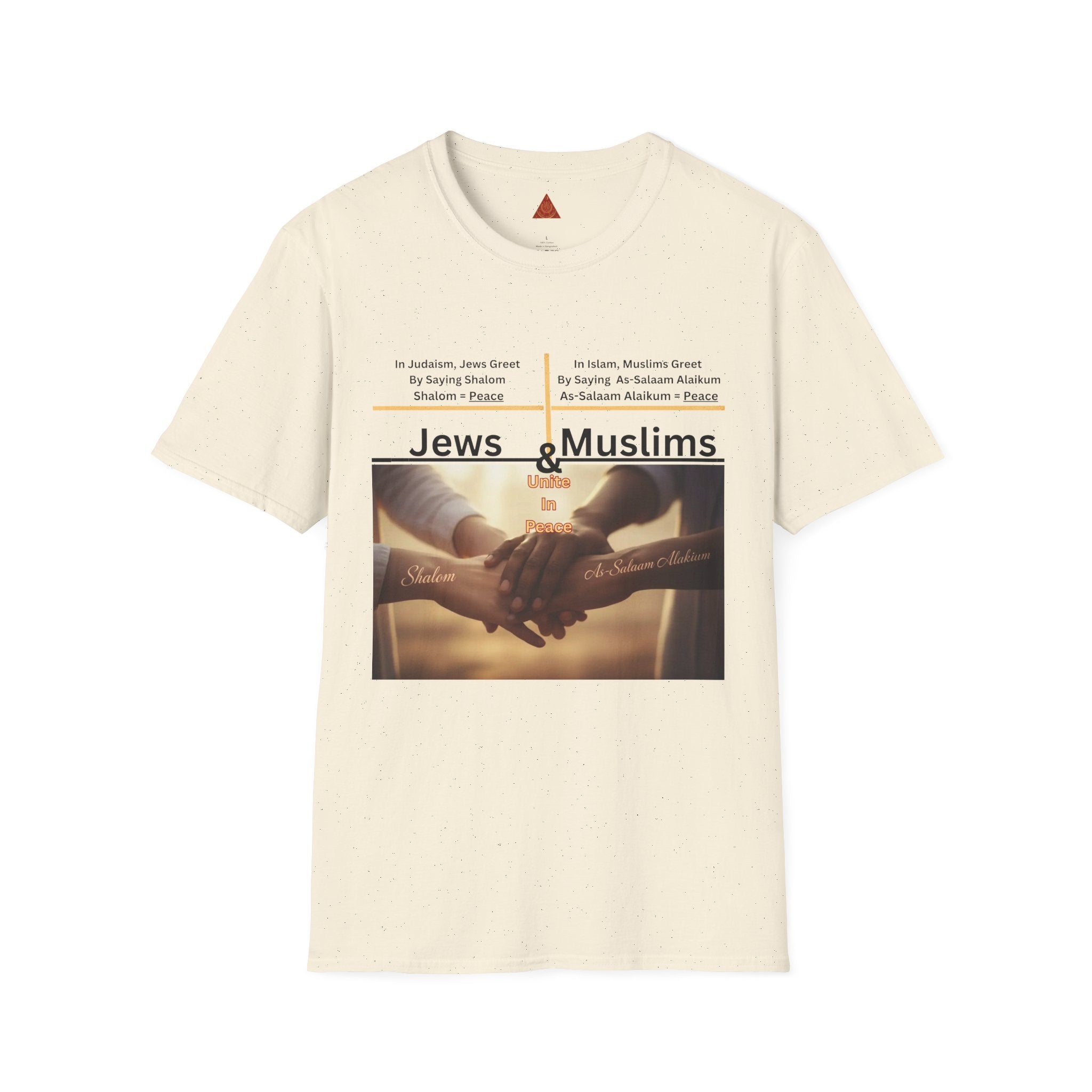 Jews & Muslims Together T-Shirt — Interfaith Unity Peace Tee