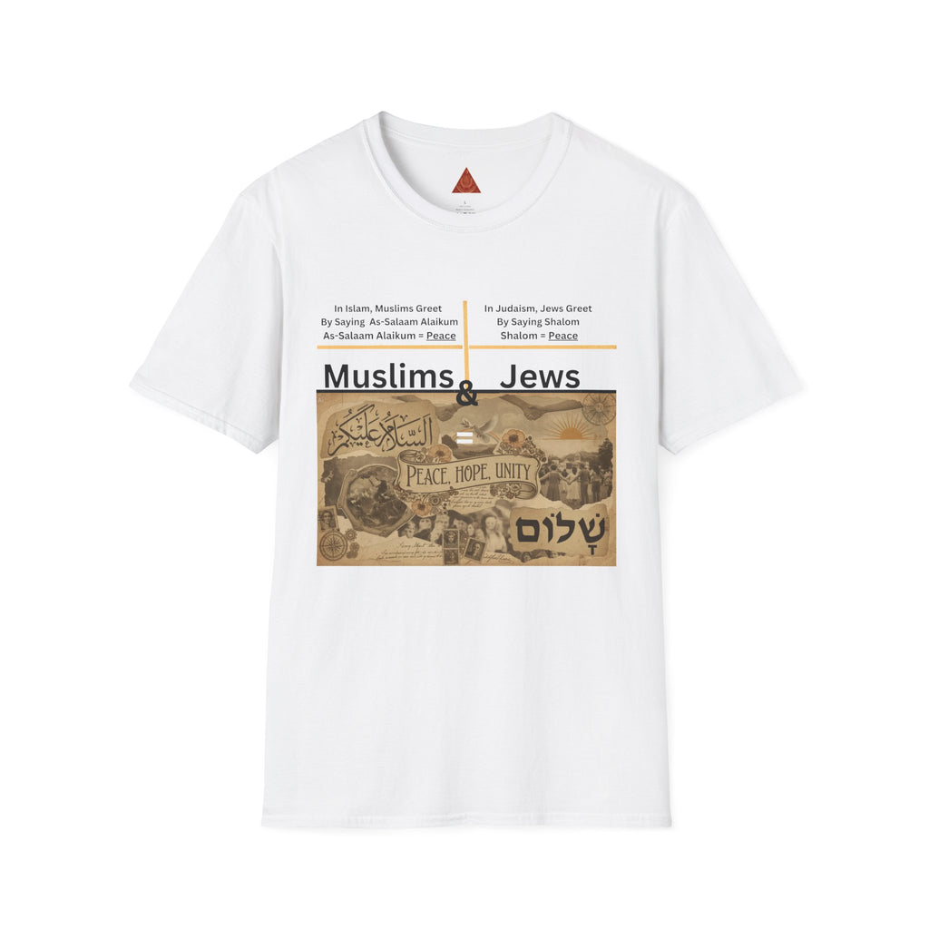 Trono Supremo |  Muslims & Jews Peace T-Shirt – 'Peace, Hope, Unity' Interfaith Design