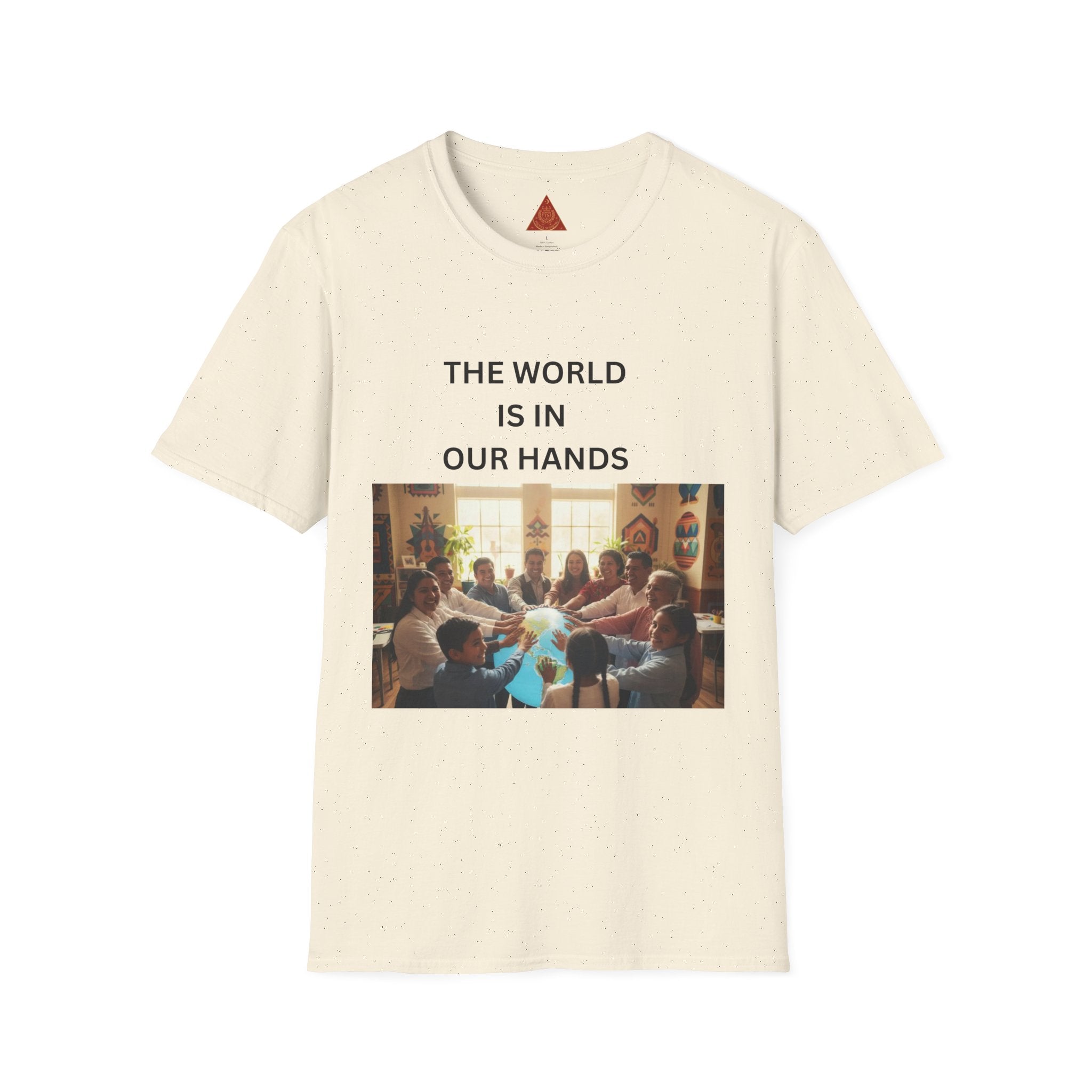 Trono Supremo { Contemporary |  Kids & Family T-Shirt — "The World Is In Our Hands" Inspirational Tee
