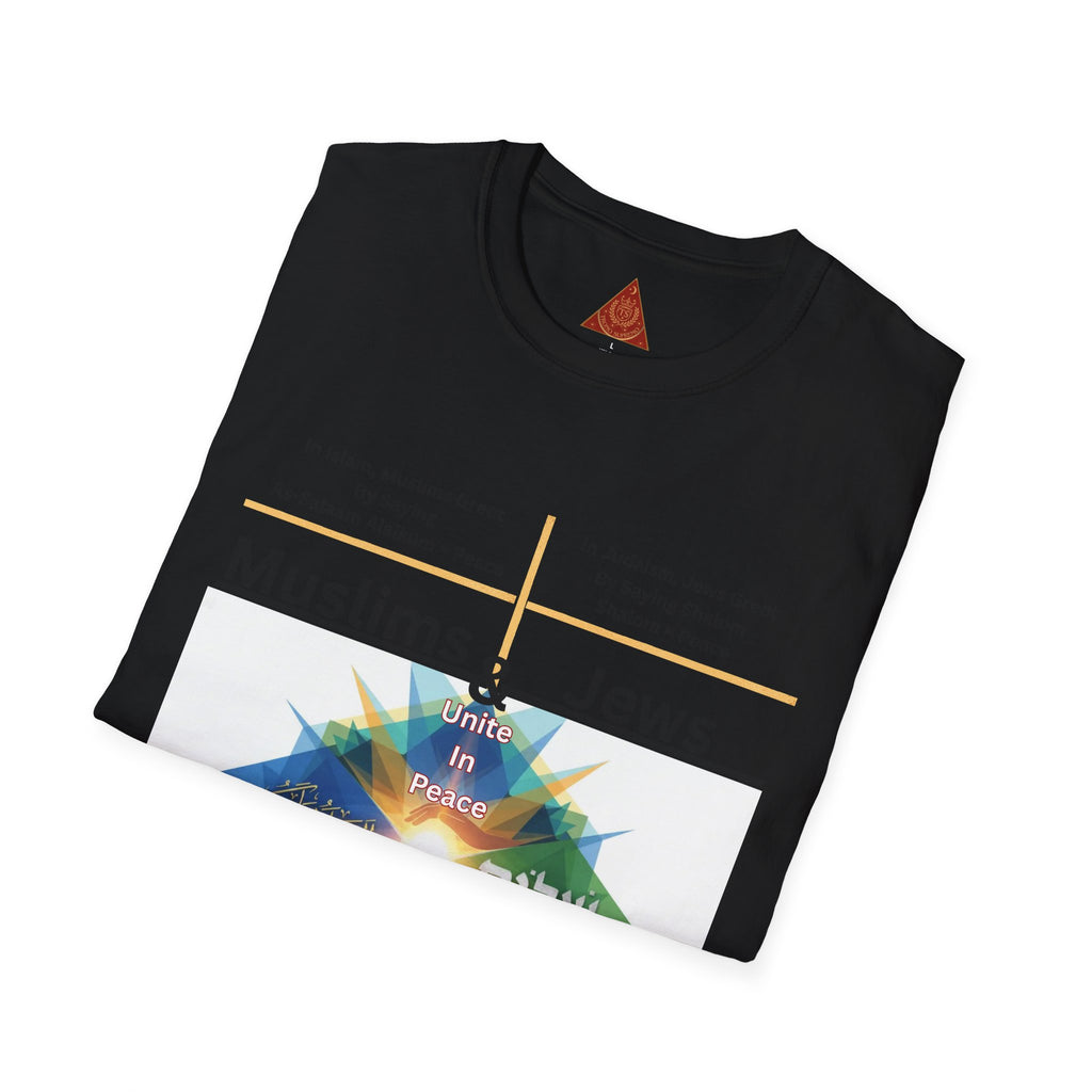 Muslims & Jews Unite Peace T-Shirt — Interfaith Harmony Graphic Tee