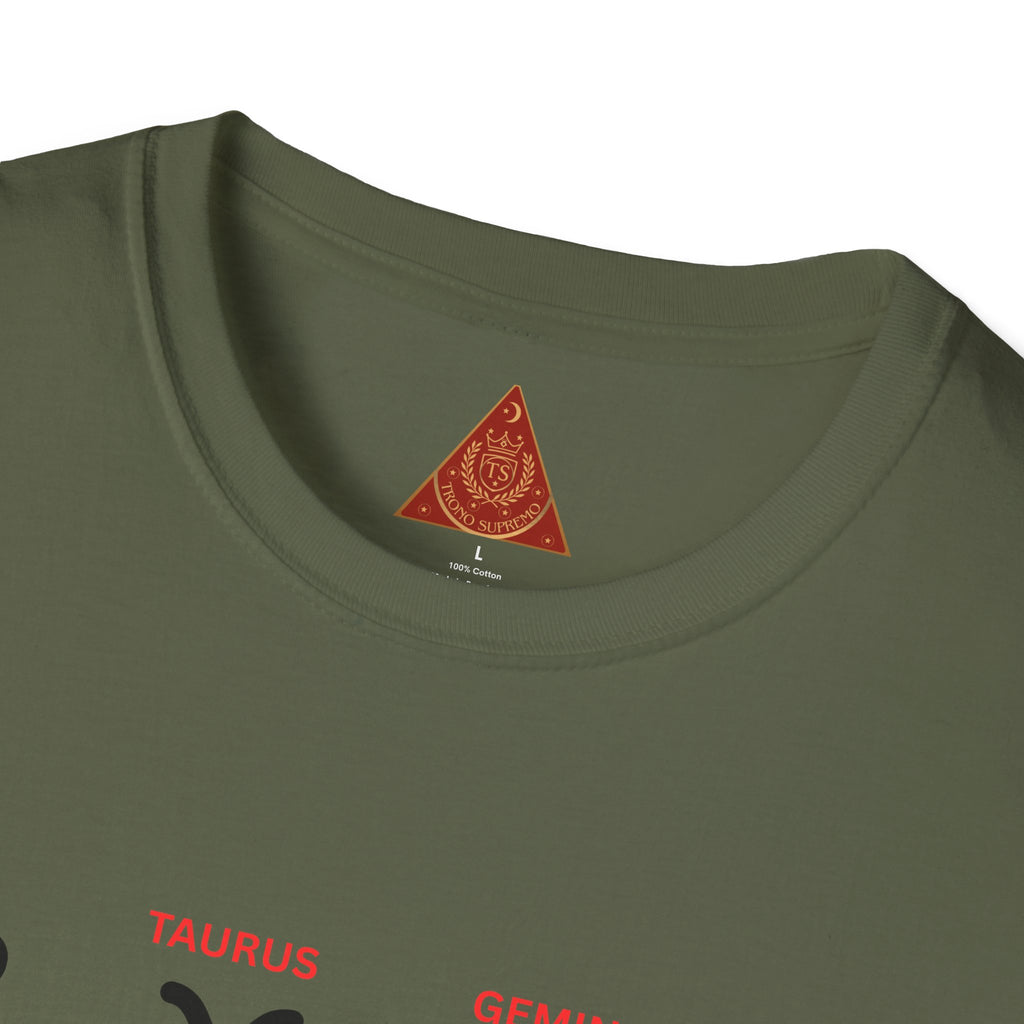 Trono Supremo  |  Contemporary  |  Zodiac Signs  Unisex T-Shirt — "There Is Good In Every Sign" Astrology Tee