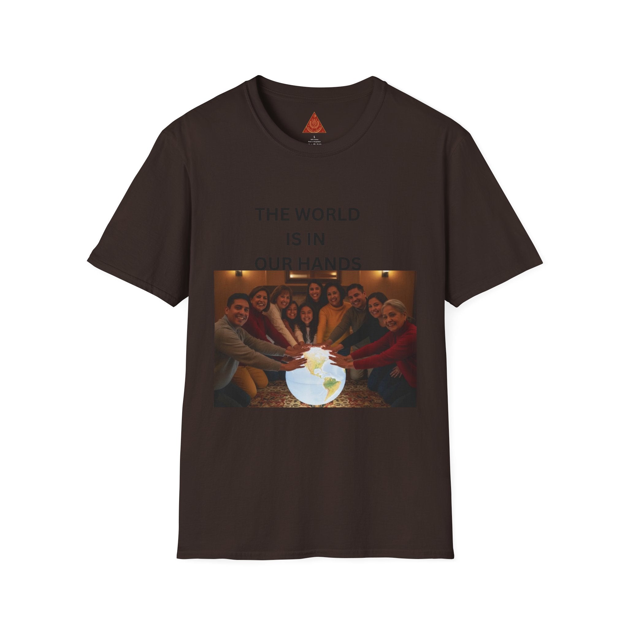 Trono Supremo { Contemporary | T-Shirt — "The World Is In Our Hands" Group Photo Global Unity Tee