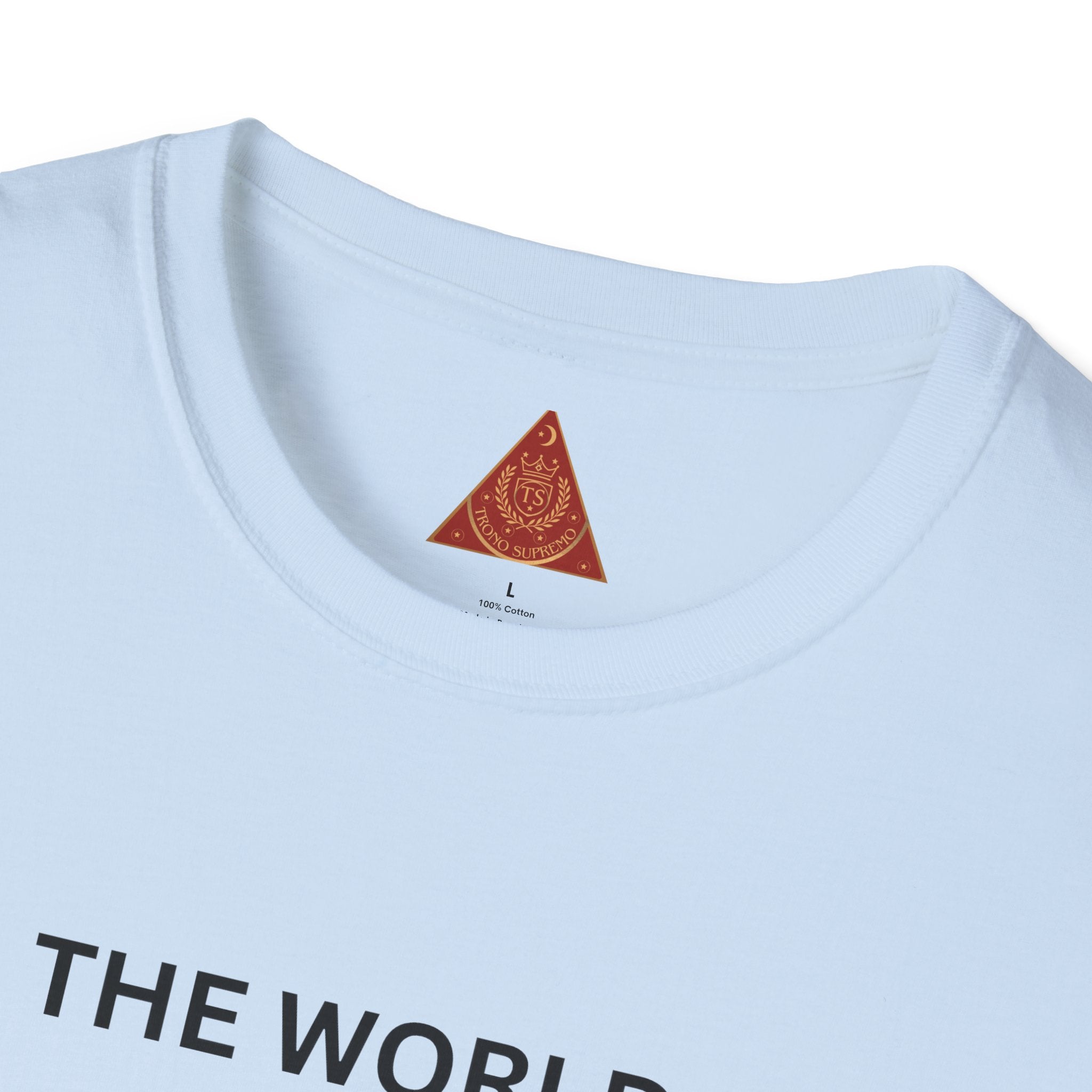 Trono Supremo | Contemporary | The World Is In Our Hands T-Shirt — Environmental Awareness Graphic Tee