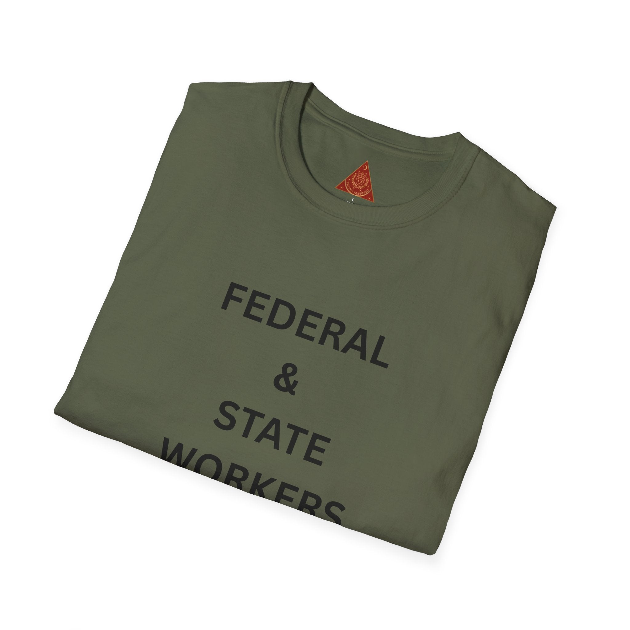 Trono Supremo  |  Contemporary  |  Federal & State Workers T-Shirt — "Thank You For Your Positive Service" Appreciation Tee