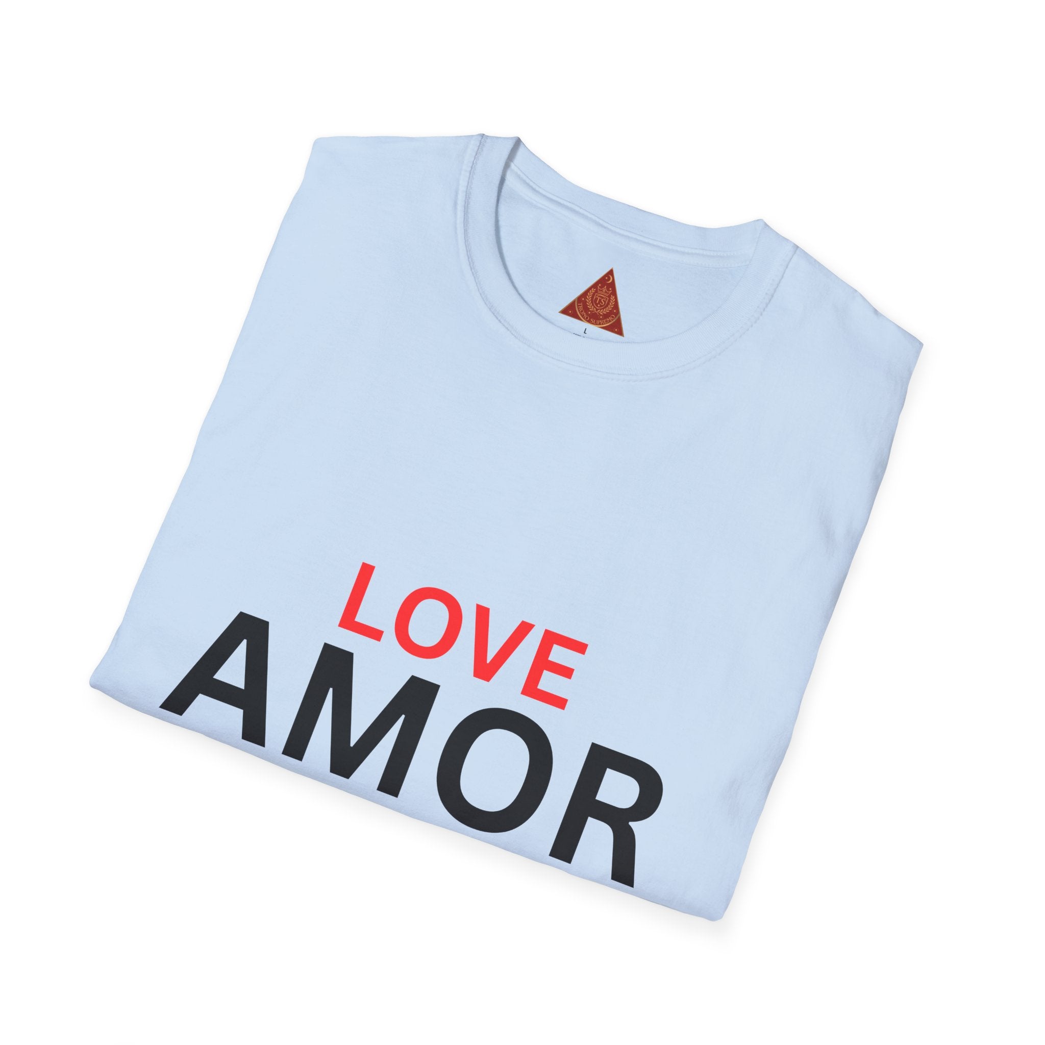 Trono Supremo { Contemporáneo | Camiseta Amor / Romántica — "Amor en lugar de Odio" Camiseta Gráfica Bilingüe