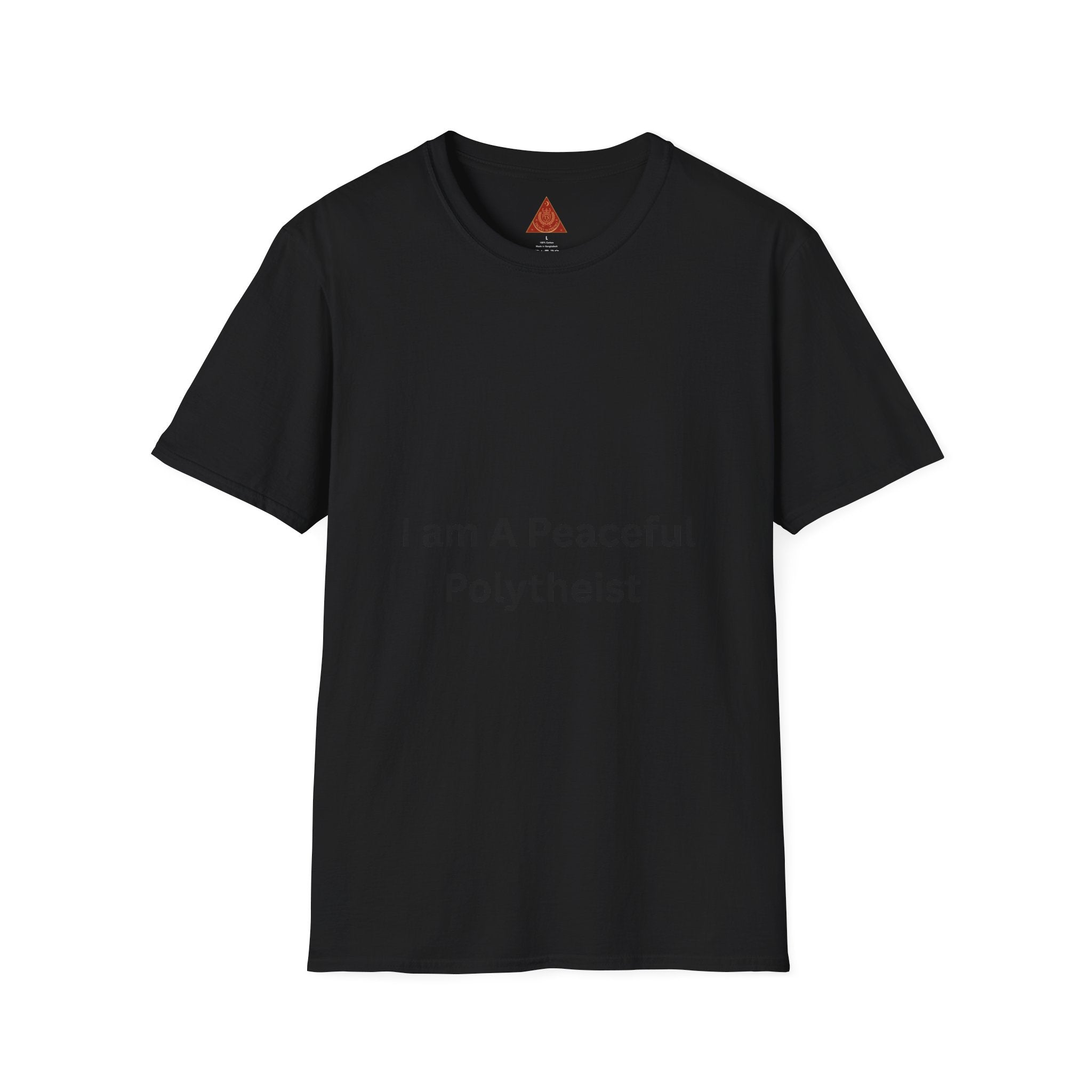 Trono Supremo | Contemporary | Peaceful Polytheist T-Shirt — "I Am A Peaceful Polytheist" Tee