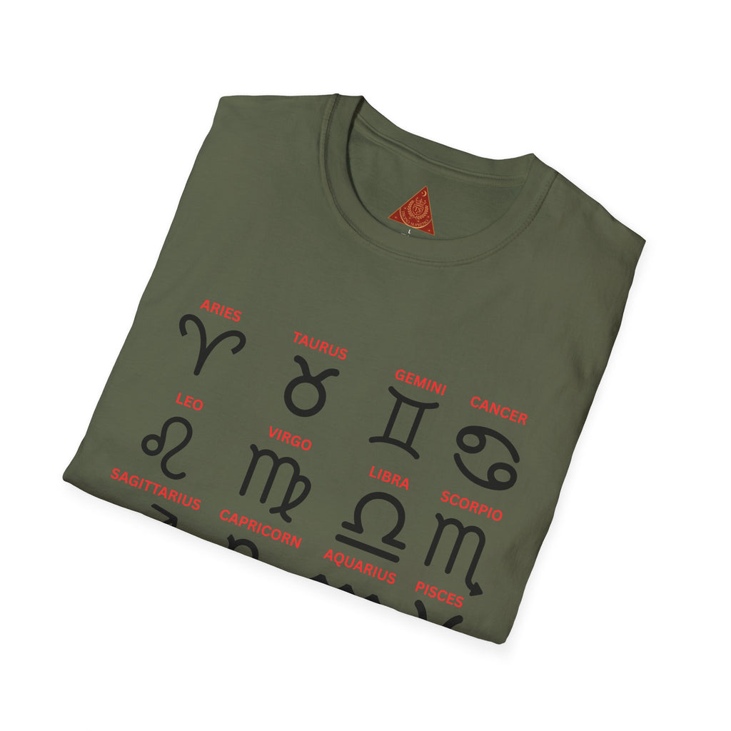 Trono Supremo  |  Contemporary  |  Zodiac Signs  Unisex T-Shirt — "There Is Good In Every Sign" Astrology Tee