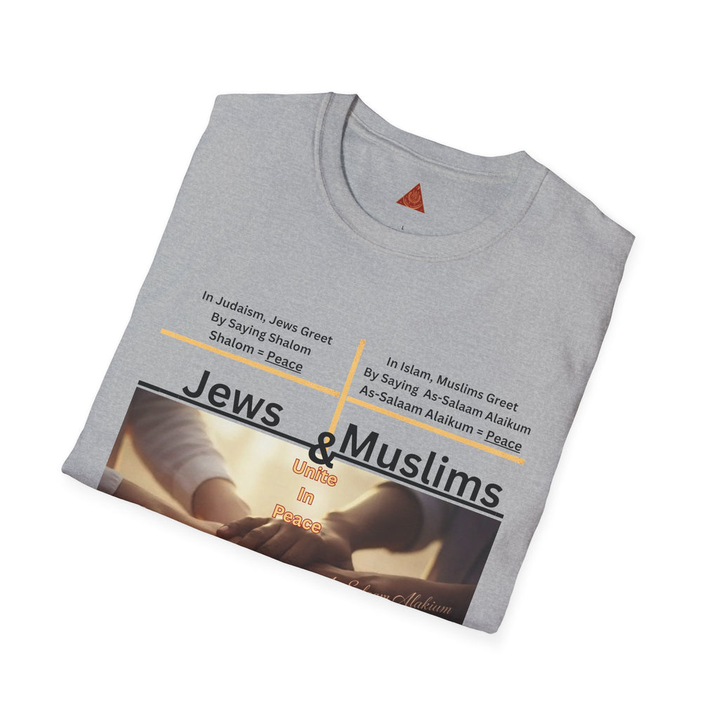 Jews & Muslims Together T-Shirt — Interfaith Unity Peace Tee