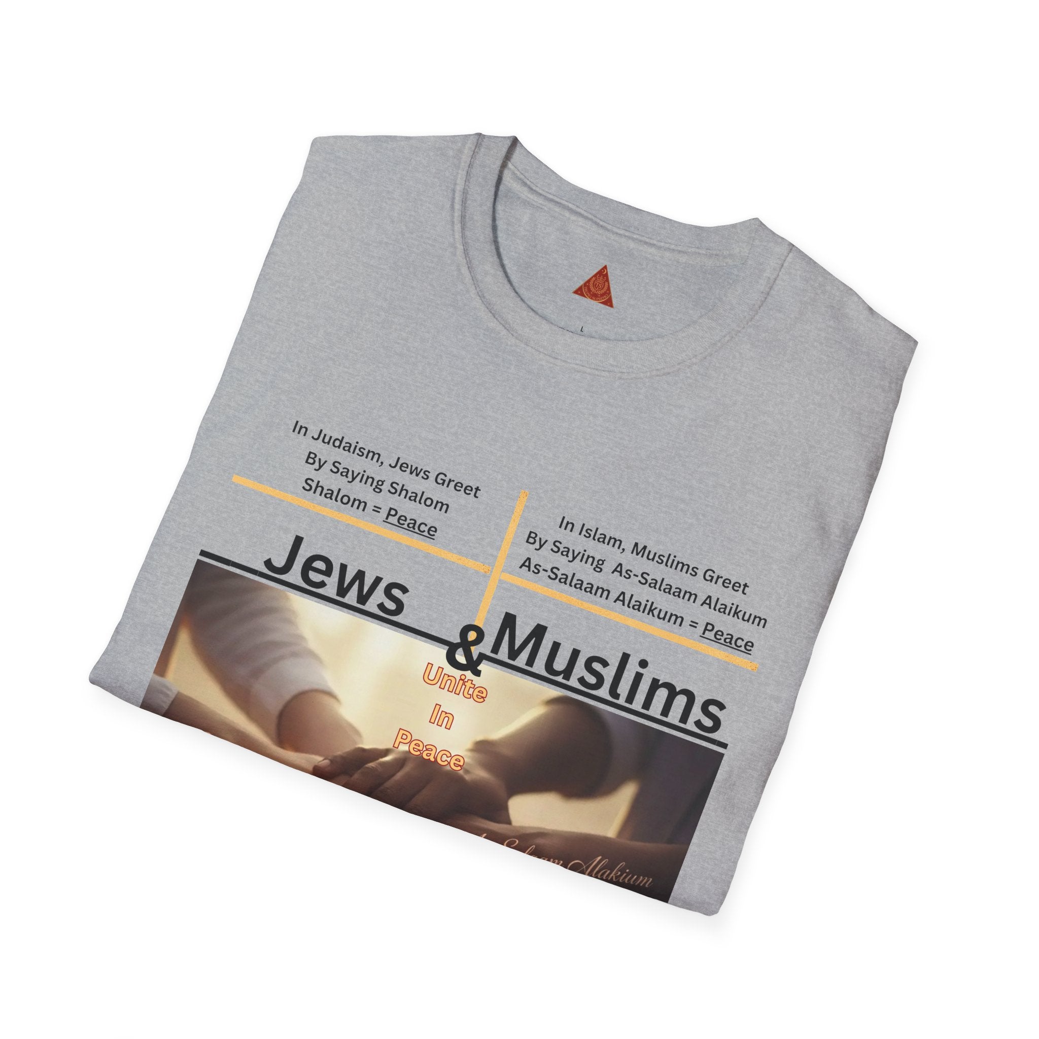 Jews & Muslims Together T-Shirt — Interfaith Unity Peace Tee