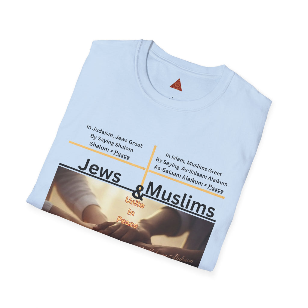 Jews & Muslims Together T-Shirt — Interfaith Unity Peace Tee