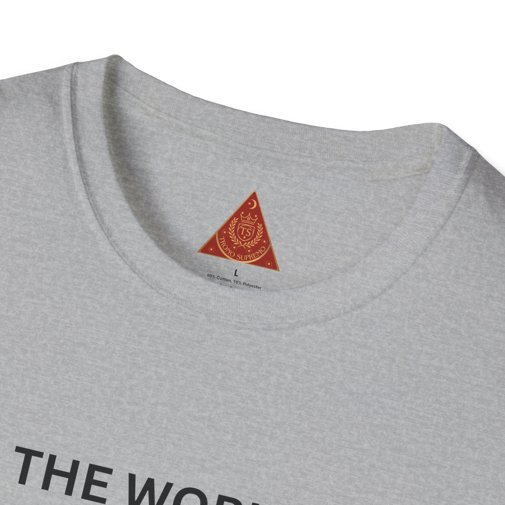 Trono Supremo | Contemporary | The World Is In Our Hands T-Shirt — Earth & Unity Graphic Tee