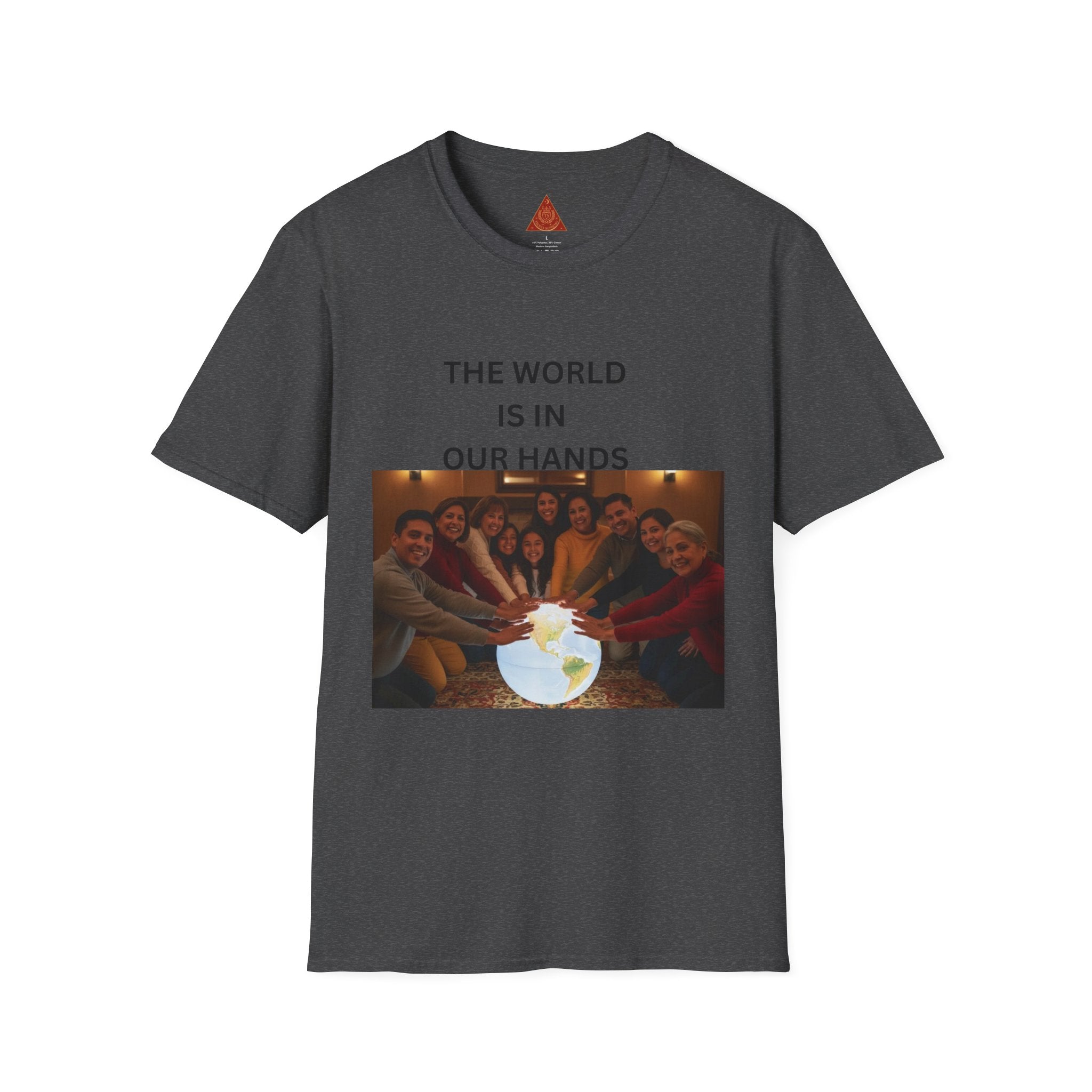 Trono Supremo { Contemporary | T-Shirt — "The World Is In Our Hands" Group Photo Global Unity Tee