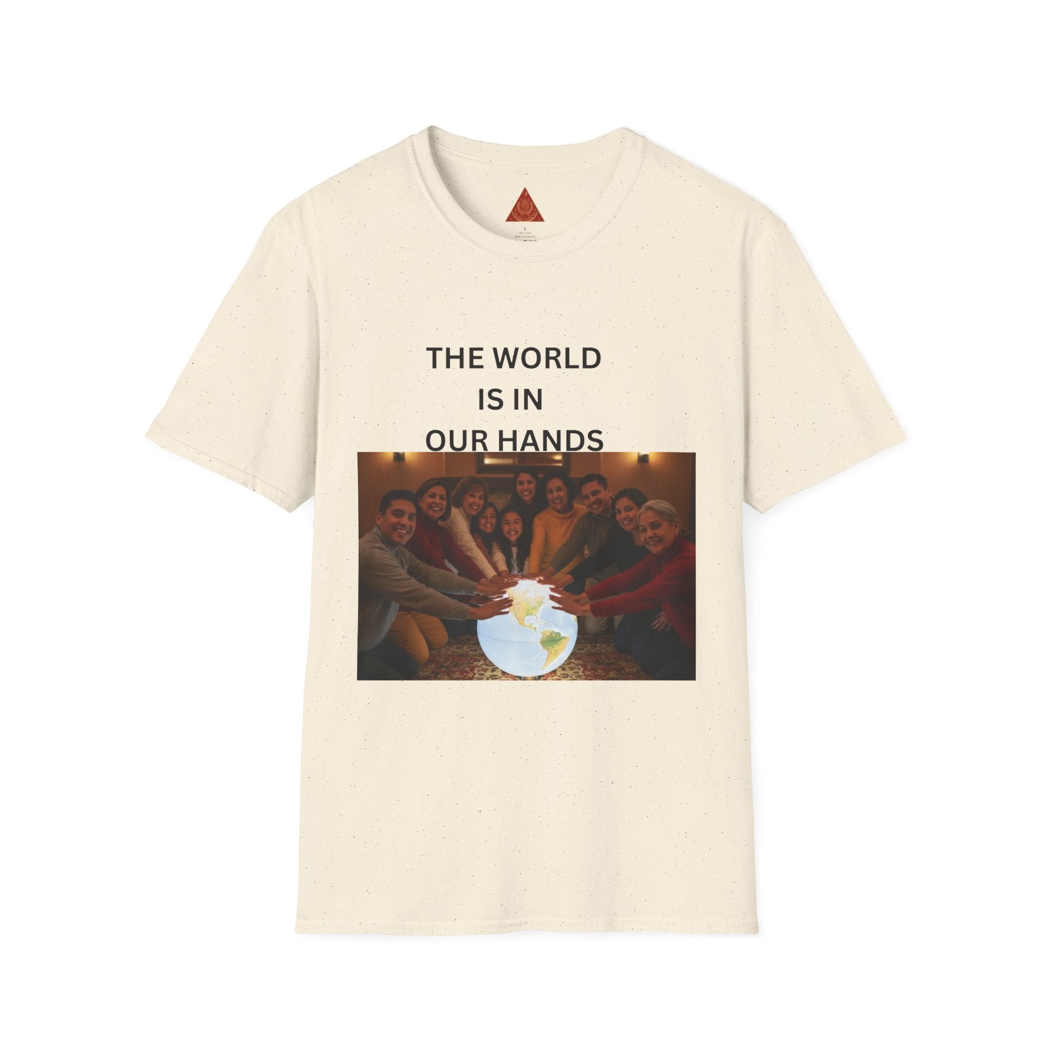 Trono Supremo { Contemporary | T-Shirt — "The World Is In Our Hands" Group Photo Global Unity Tee