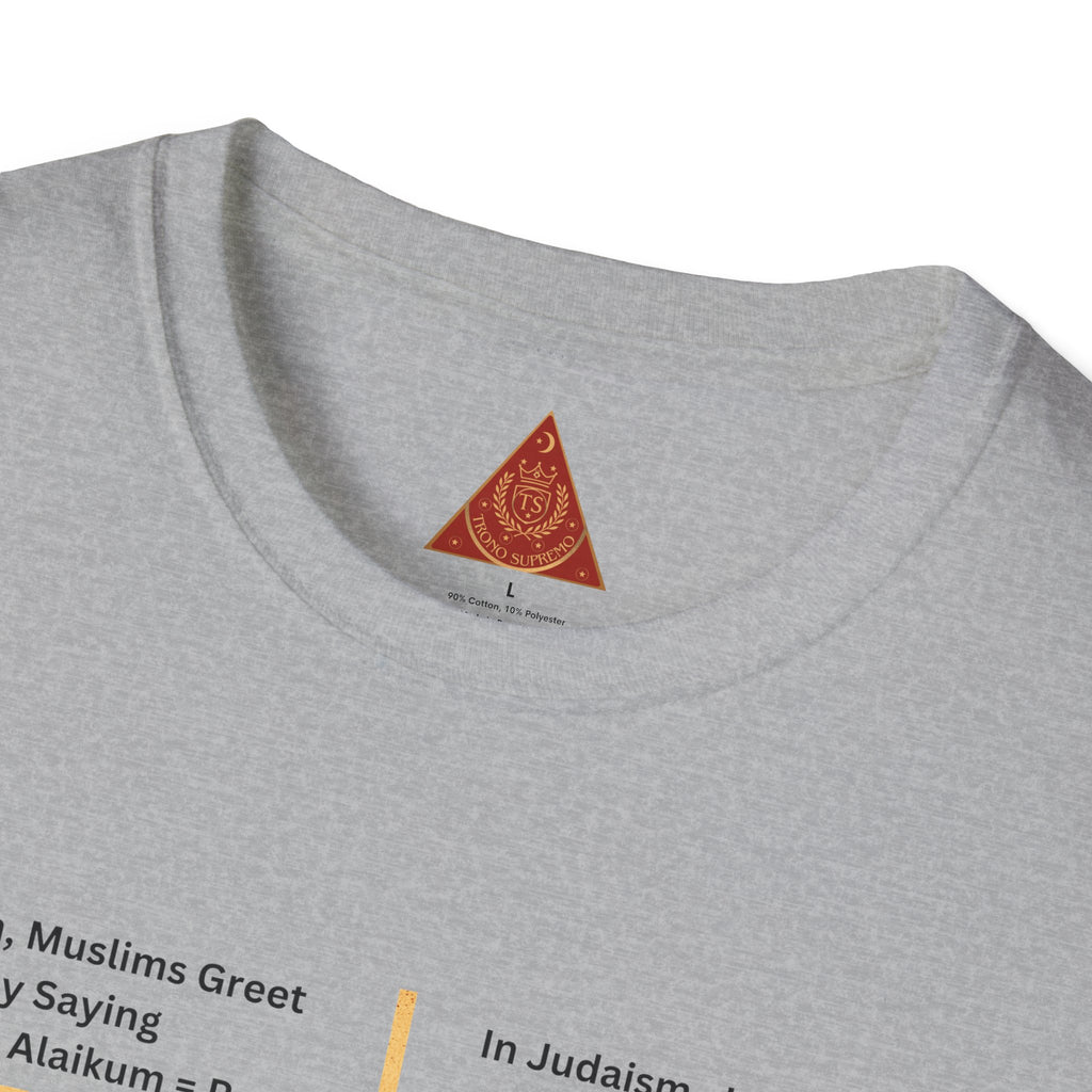 Muslims & Jews Unite Peace T-Shirt — Interfaith Harmony Graphic Tee