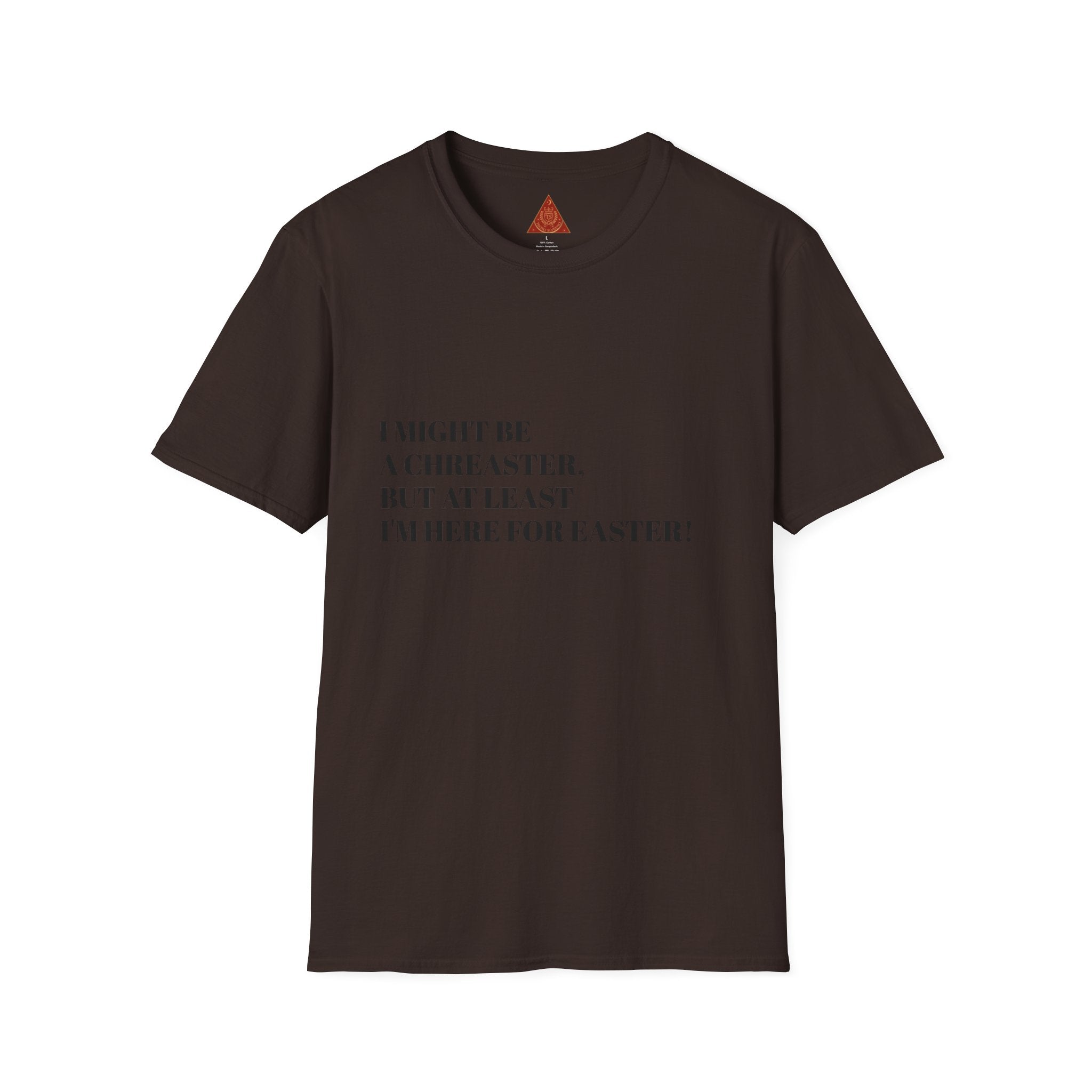 Trono Supremo |  Contemporary  |  Easter Humor T-Shirt – “I Might Be a Cheaster, But At Least I’m Here for Easter”