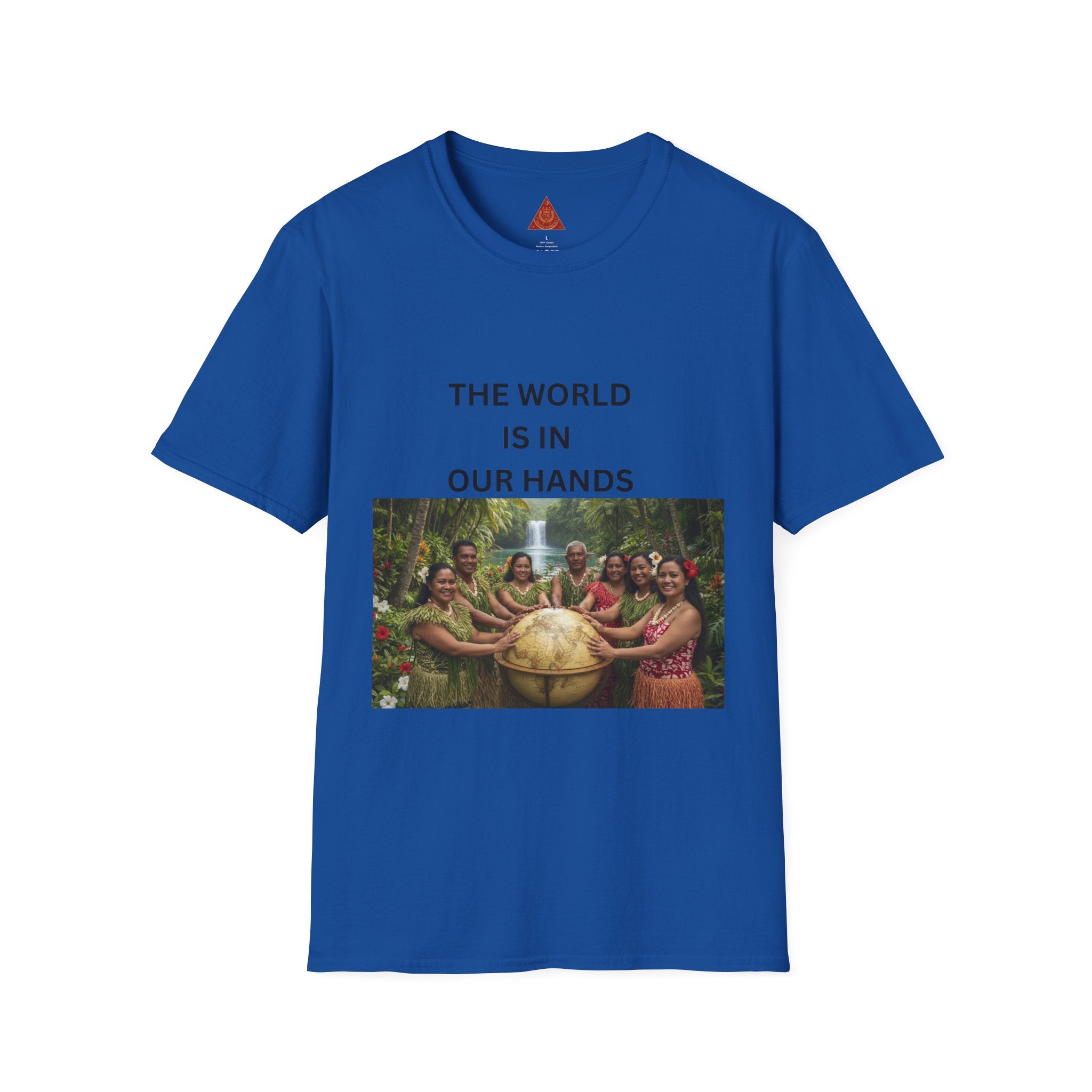 Trono Supremo { Contemporary | T-Shirt — The World Is In Our Hands Graphic Tee (Earth & Community Care)