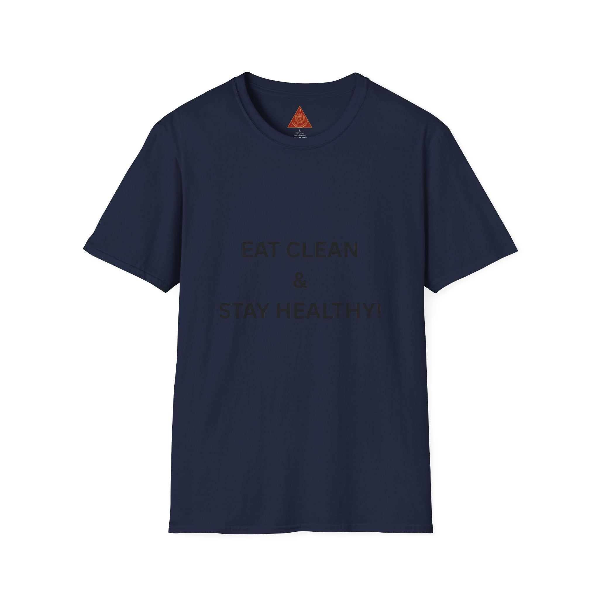 Trono Supremo | Contemporary  |  Eat Clean & Stay Healthy T‑Shirt — Minimal Wellness Graphic Tee