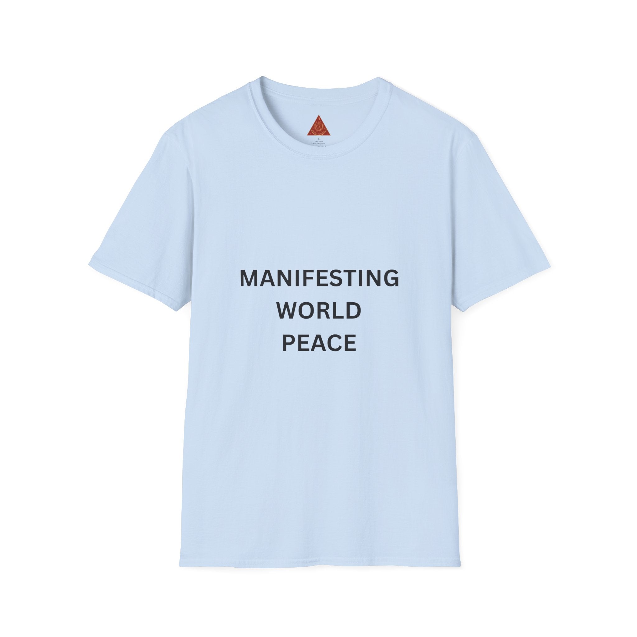 Trono Supremo | Contemporary | T-Shirt — "Manifesting World Peace" Positive Message Tee