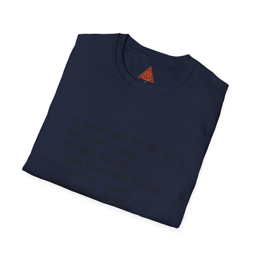 Trono Supremo | Contemporary  |  Funny 'Refer to Me as a Queen' T-Shirt – Sassy Crown Graphic Tee