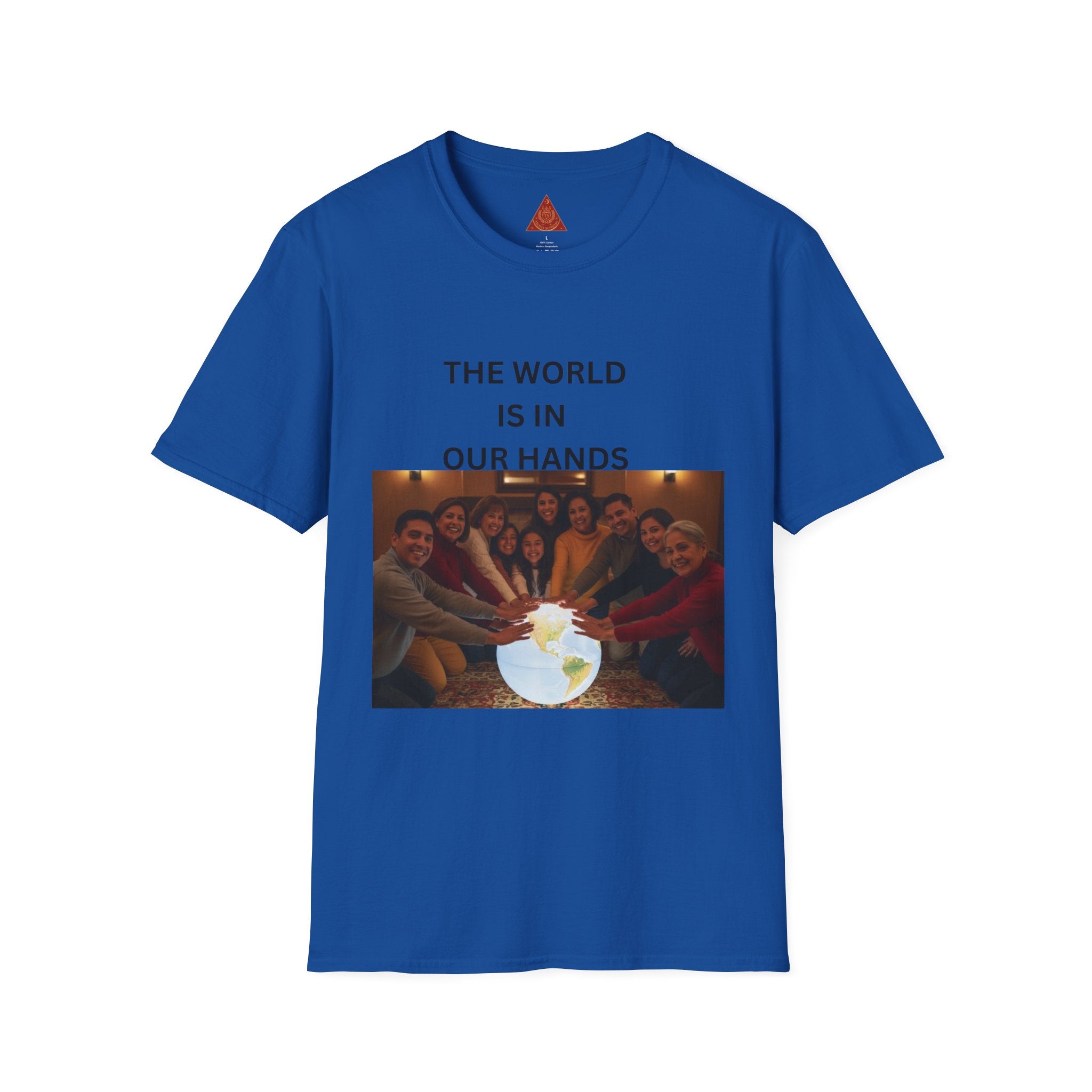 Trono Supremo { Contemporary | T-Shirt — "The World Is In Our Hands" Group Photo Global Unity Tee