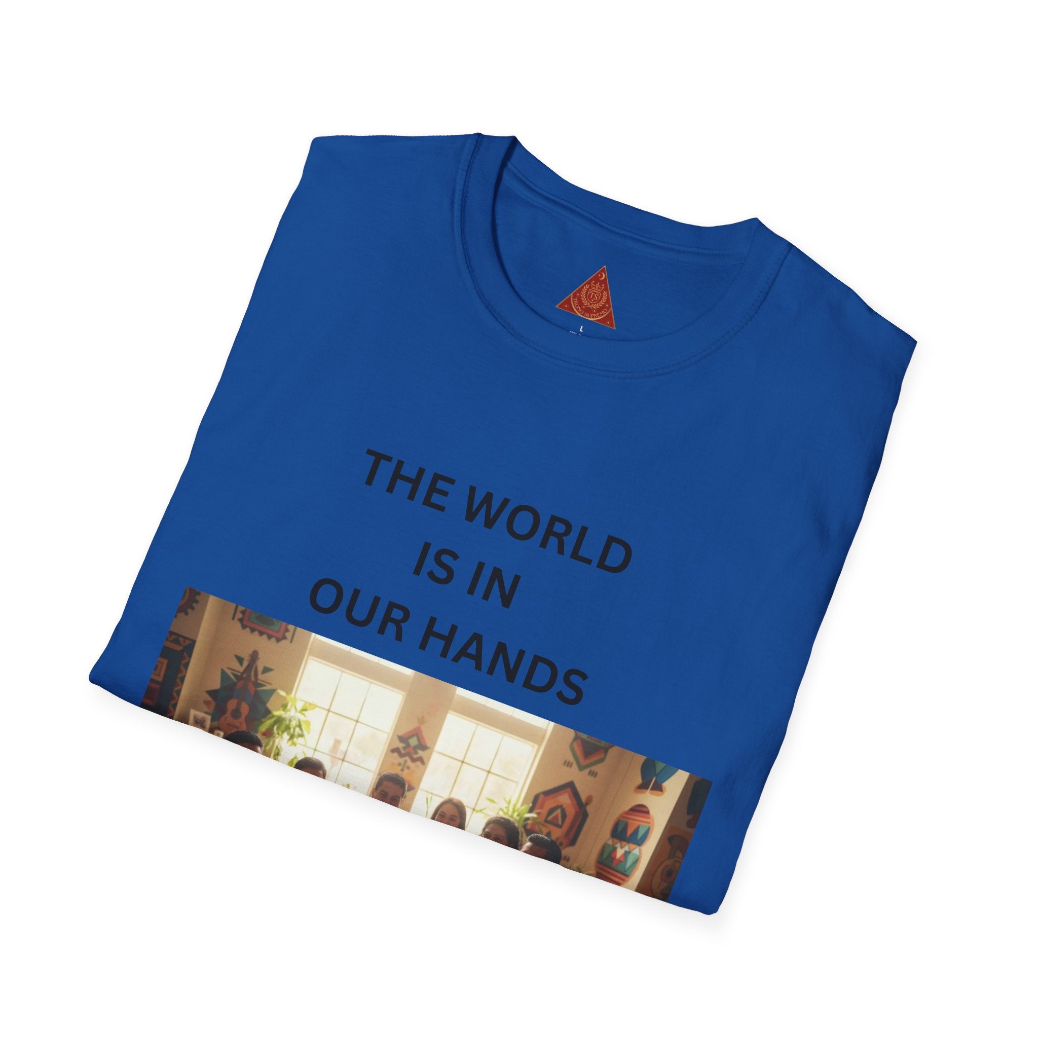 Trono Supremo { Contemporary |  Kids & Family T-Shirt — "The World Is In Our Hands" Inspirational Tee