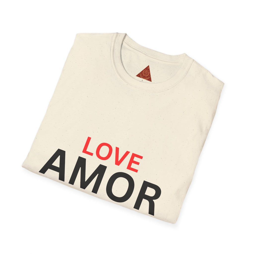 Trono Supremo { Contemporáneo | Camiseta Amor / Romántica — "Amor en lugar de Odio" Camiseta Gráfica Bilingüe