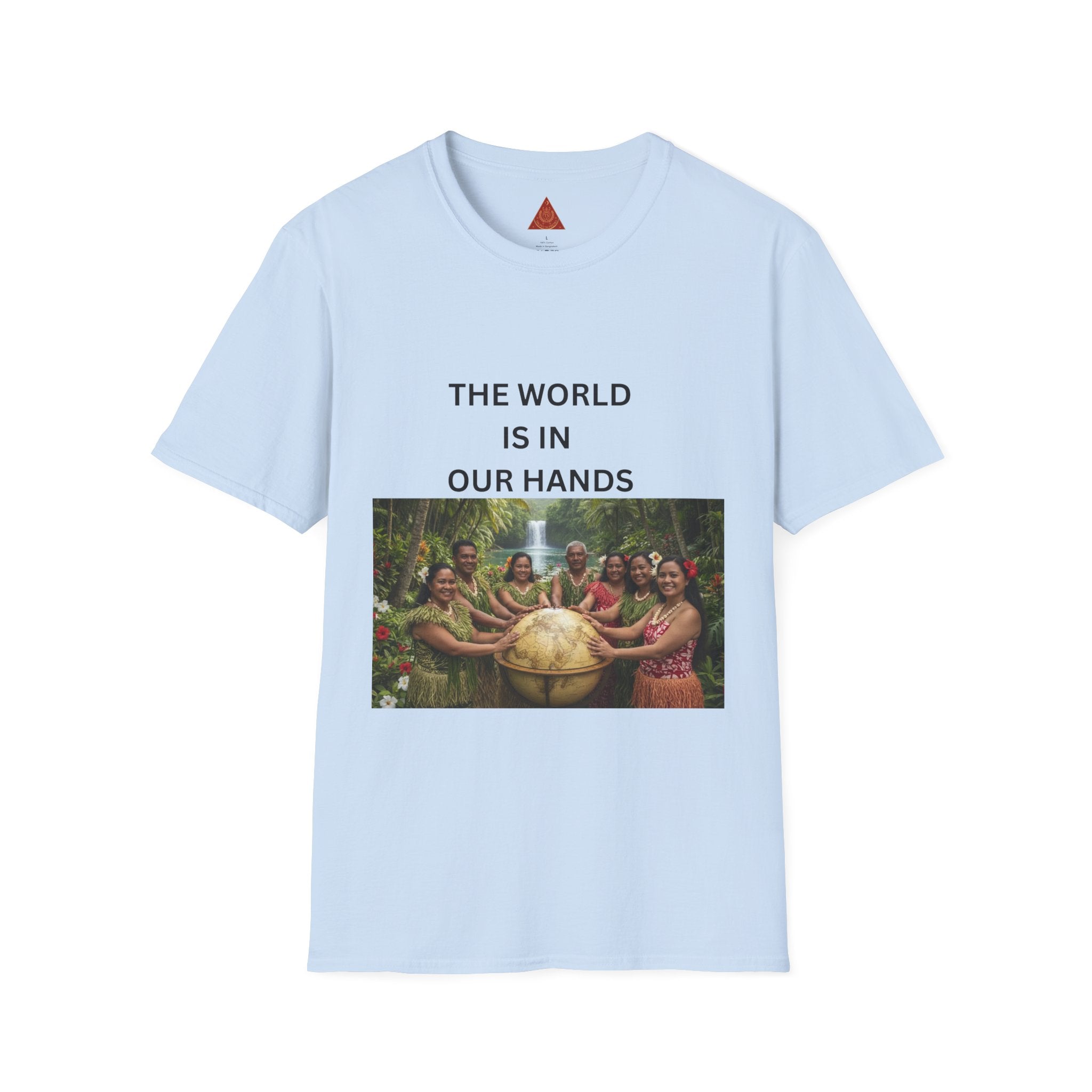 Trono Supremo { Contemporary | T-Shirt — The World Is In Our Hands Graphic Tee (Earth & Community Care)