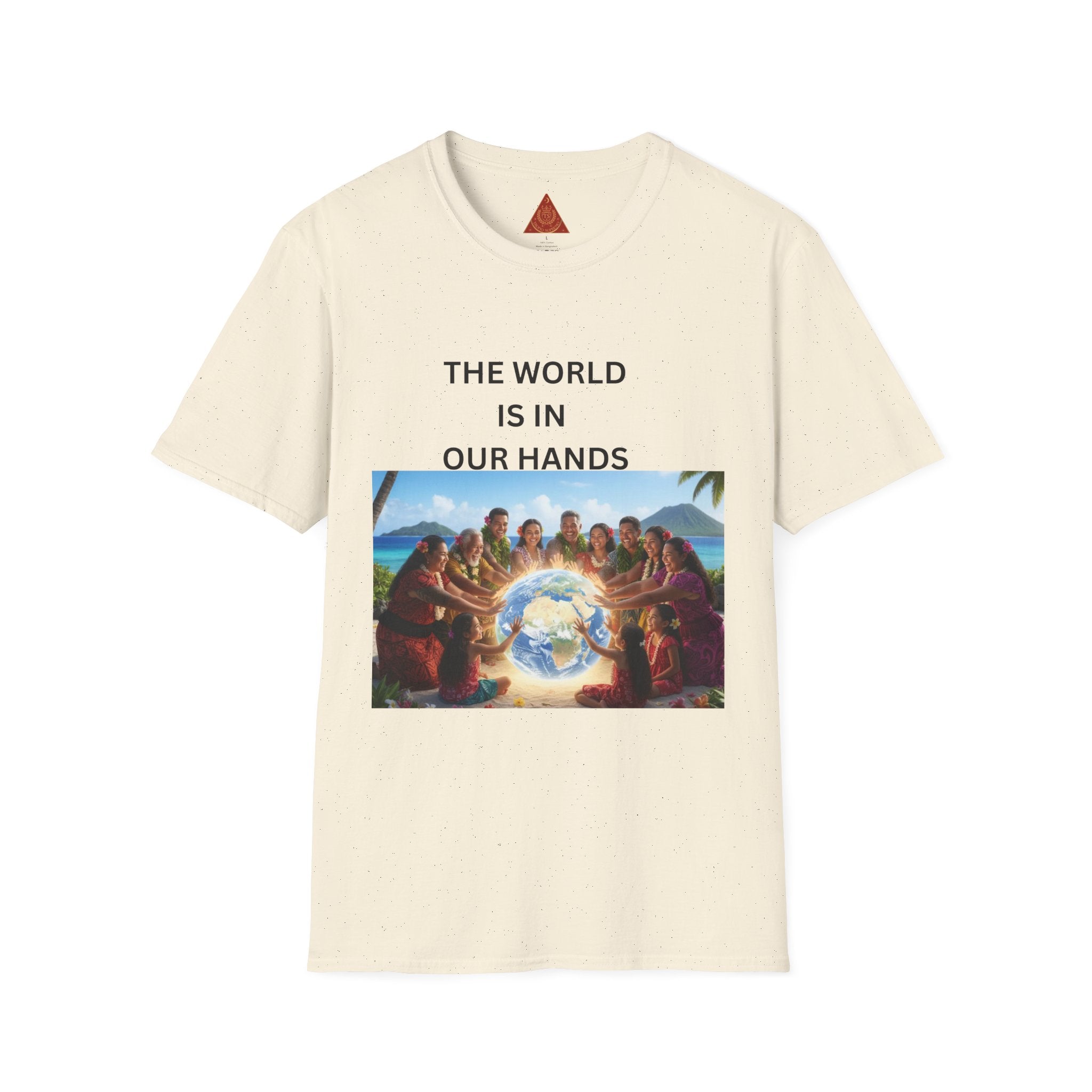 Trono Supremo { Contemporary | T-Shirt — "The World Is In Our Hands" Spiritual Earth Graphic Tee