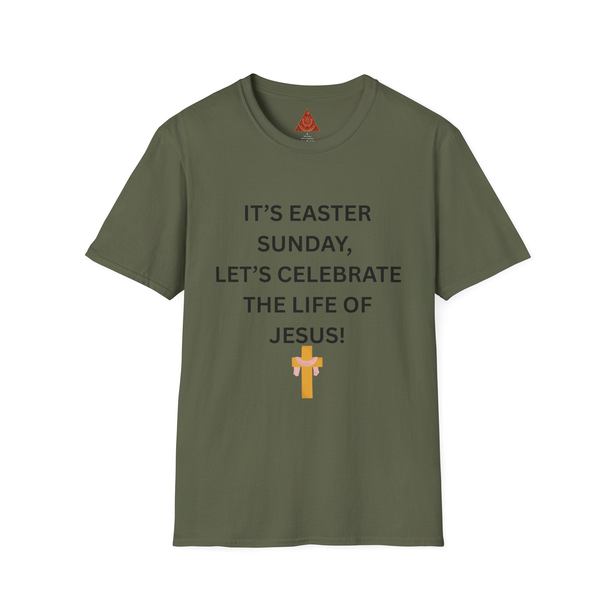 Trono Supremo |  Contemporary  |  Easter Sunday T-Shirt — "It’s Easter Sunday, Let’s Celebrate the Life of Jesus!" Christian Tee