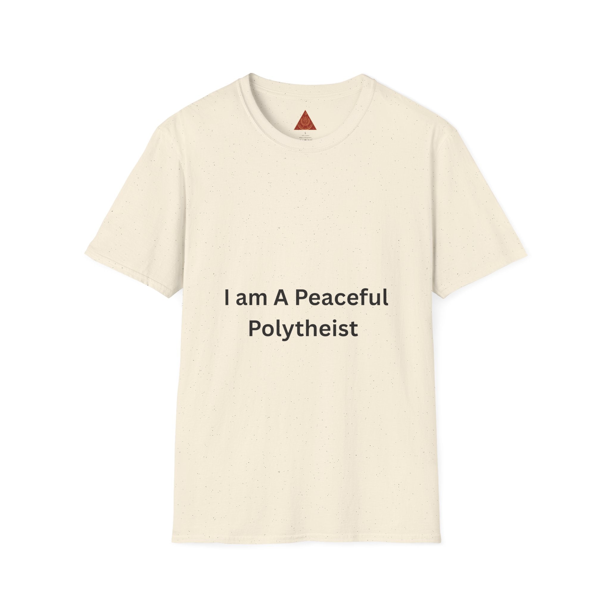 Trono Supremo | Contemporary | Peaceful Polytheist T-Shirt — "I Am A Peaceful Polytheist" Tee