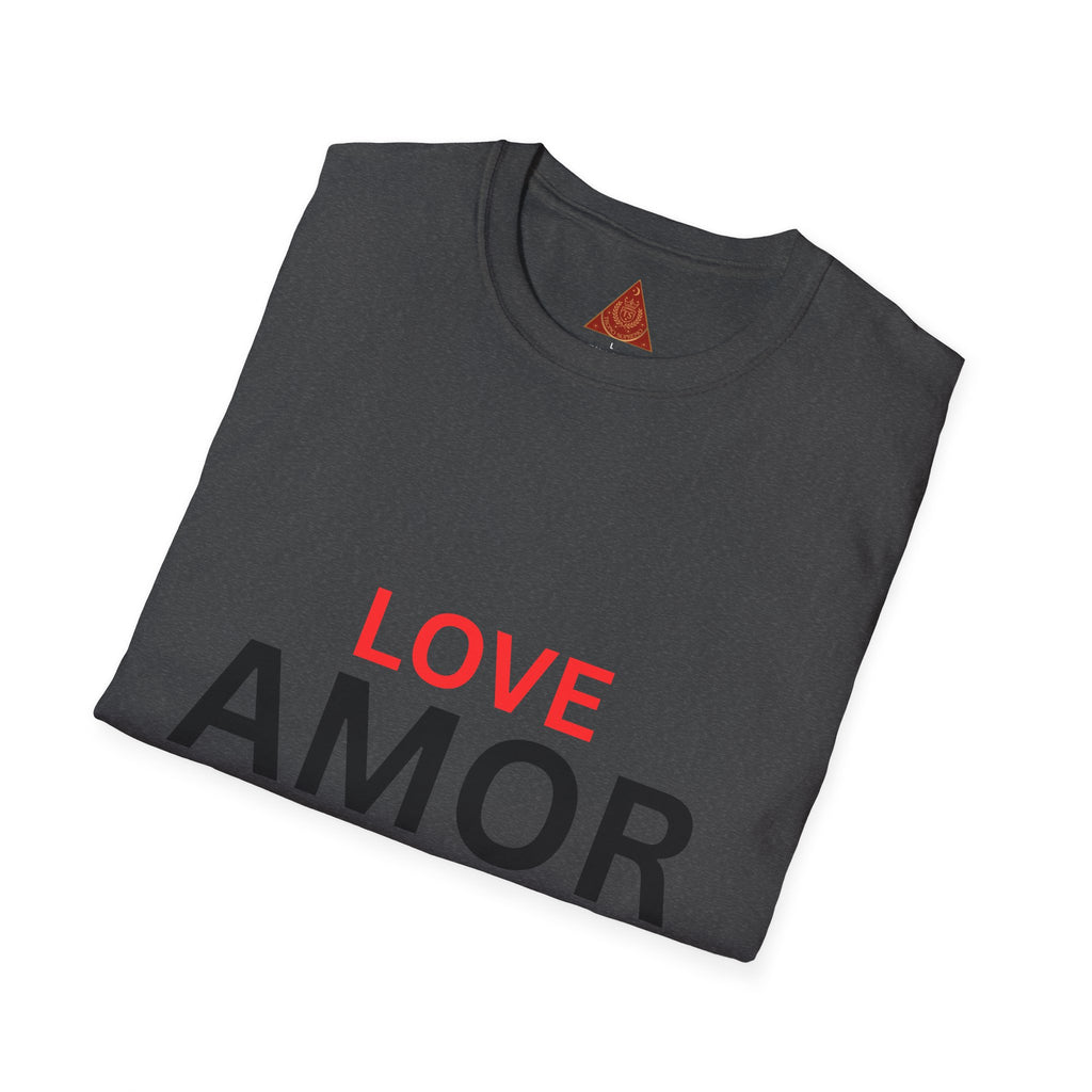 Trono Supremo { Contemporáneo | Camiseta Amor / Romántica — "Amor en lugar de Odio" Camiseta Gráfica Bilingüe