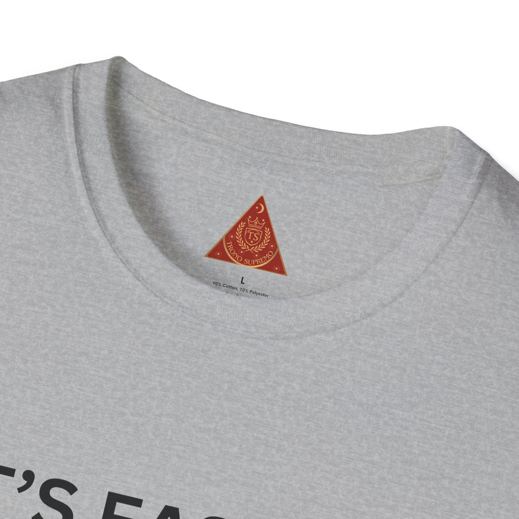 Trono Supremo |  Contemporary  | Easter Church Joke T-Shirt — "It's Easter! So I'll Attend Church Today Because I'm a Chreaster! No Judgement Please!"