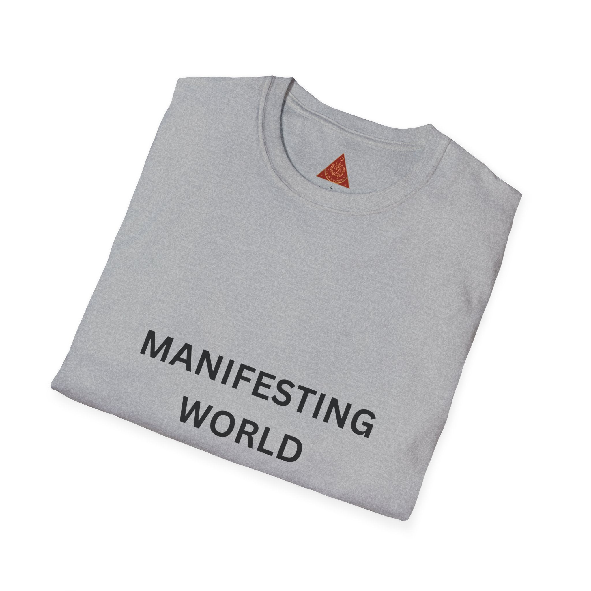 Trono Supremo | Contemporary | T-Shirt — "Manifesting World Peace" Positive Message Tee