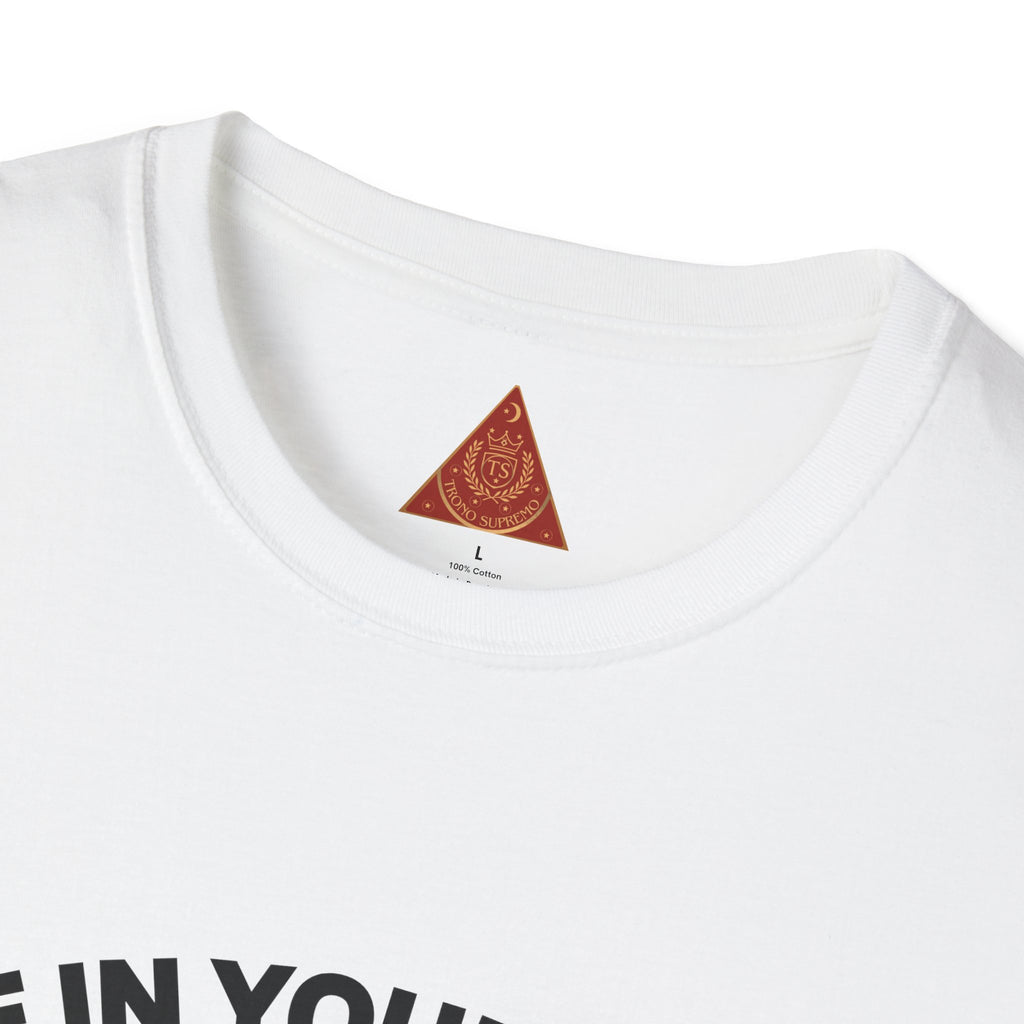 Trono Supremo  |  Contemporary  |  T‑Shirt — "Live in Your Truth & Let Everyone Live in Their Truth" Rainbow Pride Tee