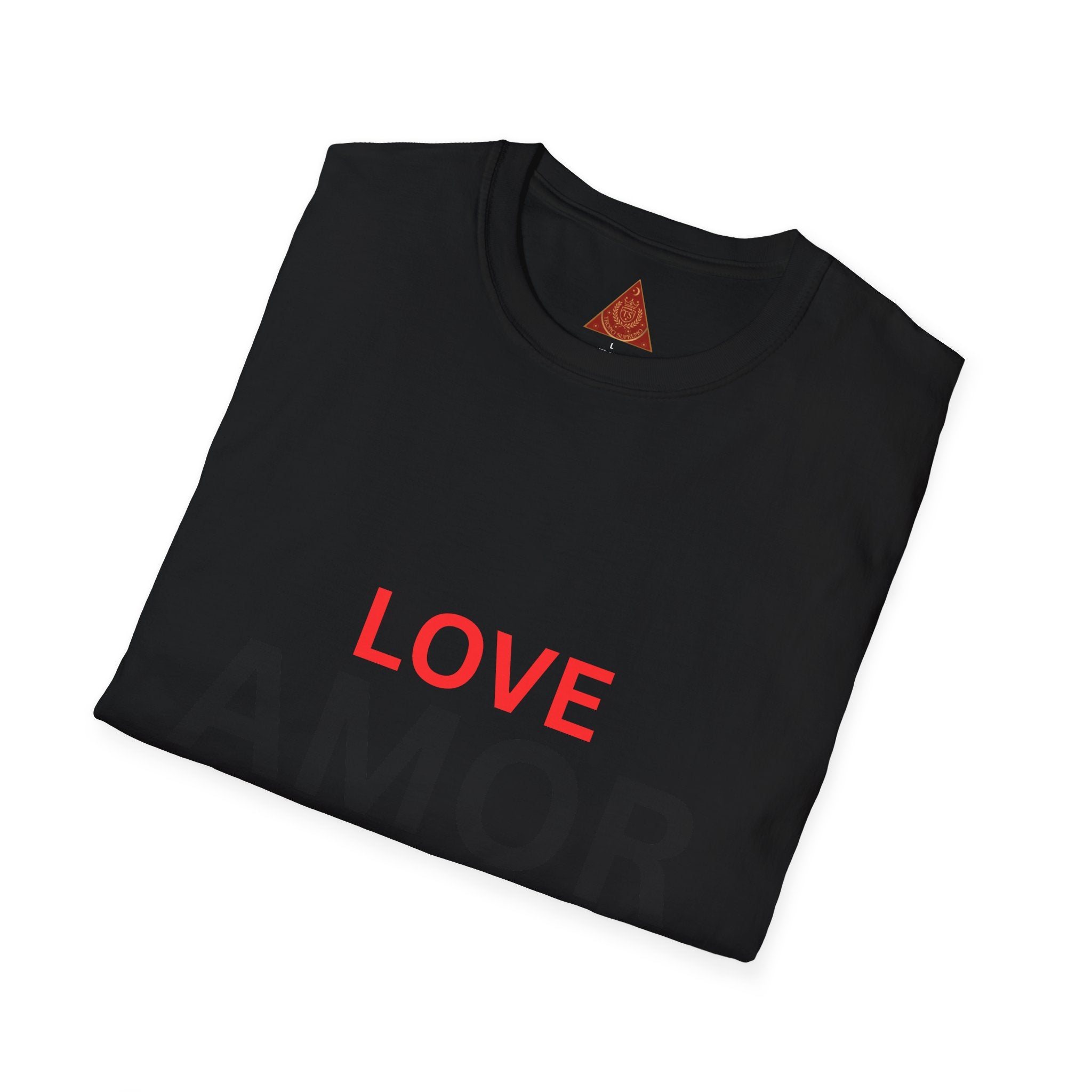 Trono Supremo { Contemporáneo | Camiseta Amor / Romántica — "Amor en lugar de Odio" Camiseta Gráfica Bilingüe