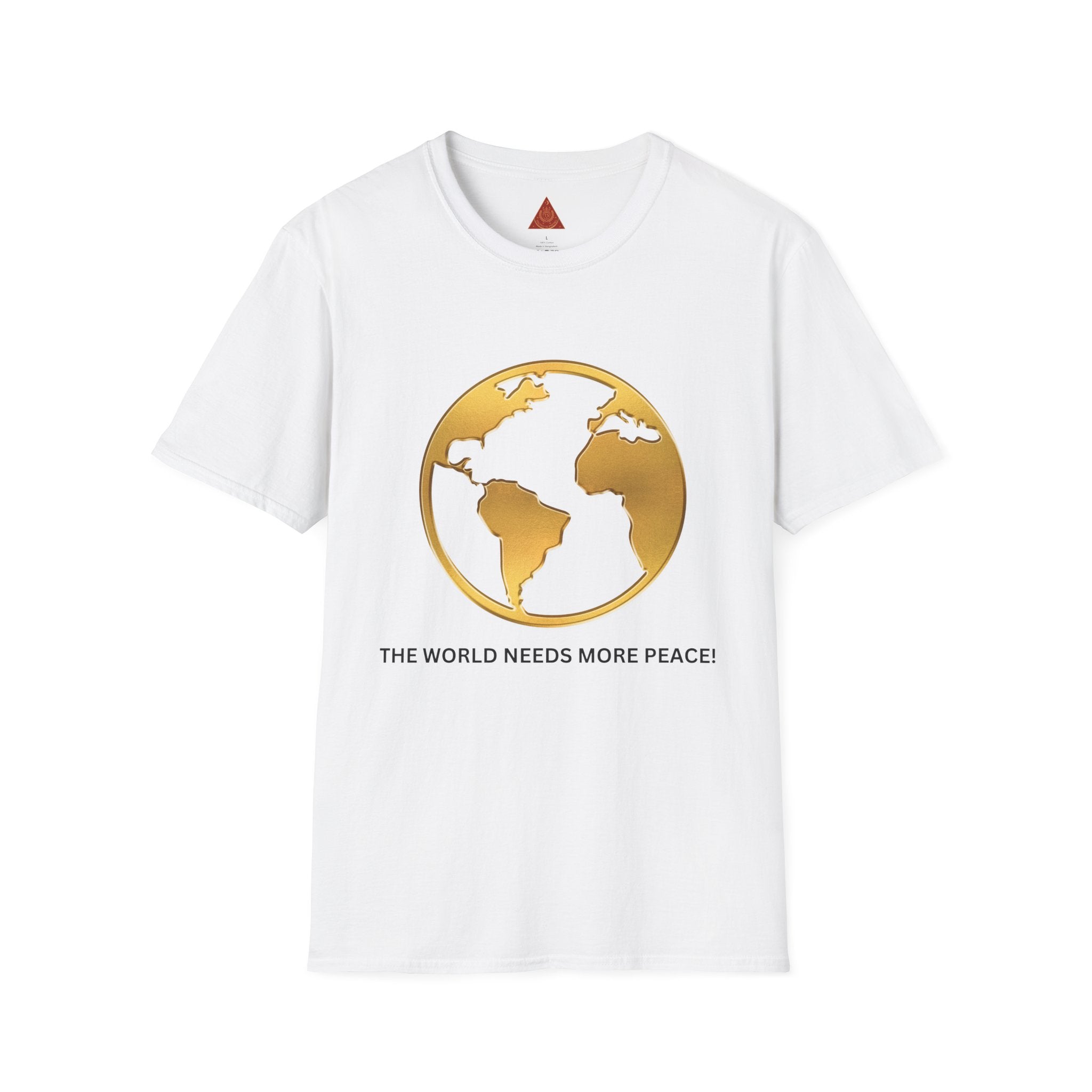 Trono Supremo | Peace Globe T-Shirt — "The World Needs More Peace" Graphic Tee