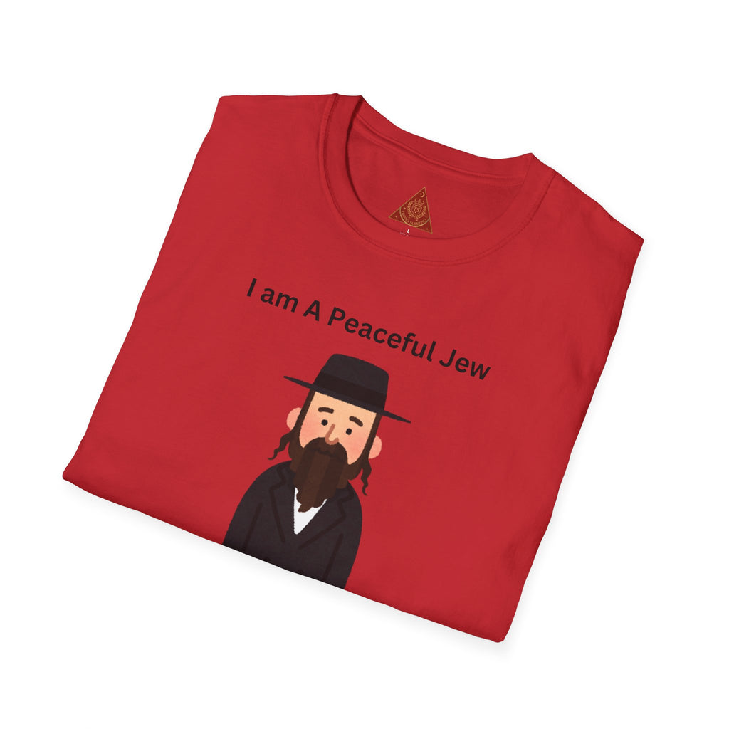 Trono Supremo | Camiseta Pacífica Judía — Camiseta con Bonito Personaje Jasídico