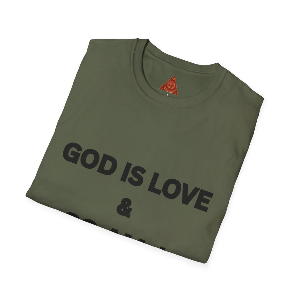 Trono Supremo |  Contemporary  | Unisex T-Shirt — "GOD IS LOVE & SO AM I" Inspirational Religious Tee