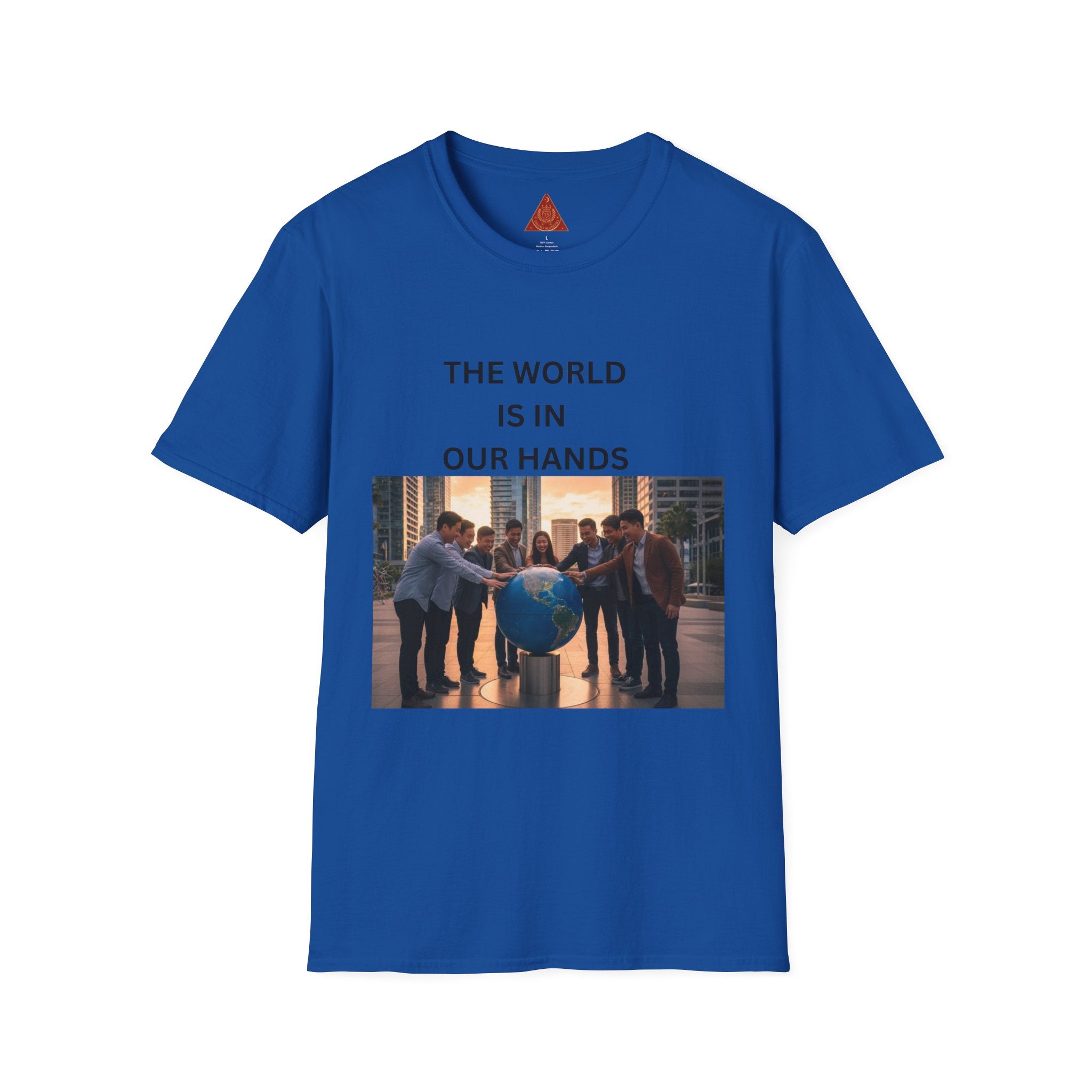 Trono Supremo | Contemporary | The World Is In Our Hands T-Shirt — Environmental Awareness Graphic Tee