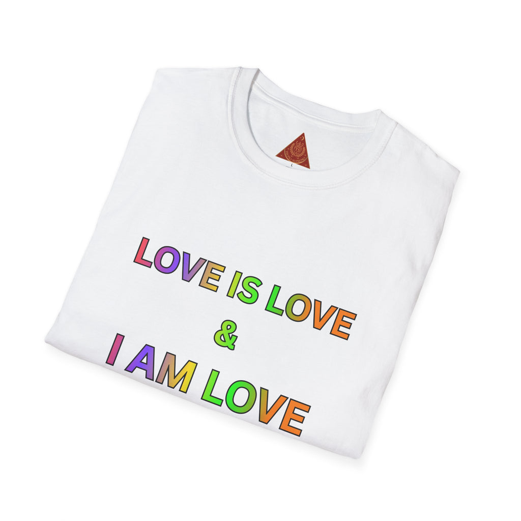 Trono Supremo | Contemporary  |  Love Is Love T-Shirt — Rainbow Positive Affirmation Tee