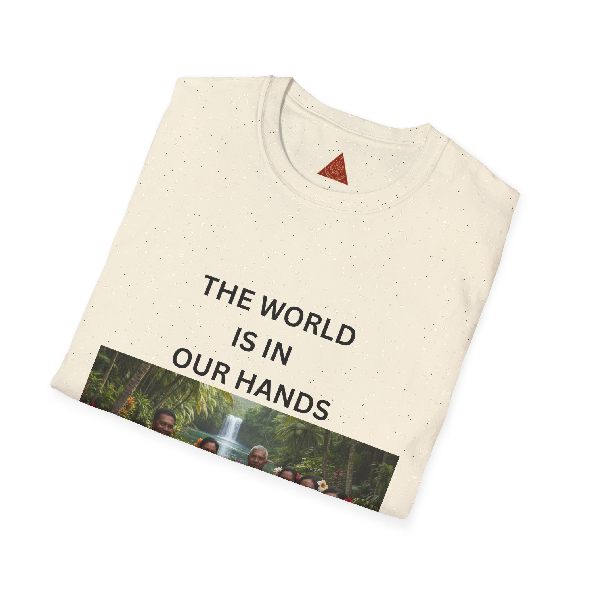 Trono Supremo { Contemporáneo | Camiseta — El Mundo Está En Nuestras Manos (Cuidado de la Tierra y la Comunidad)